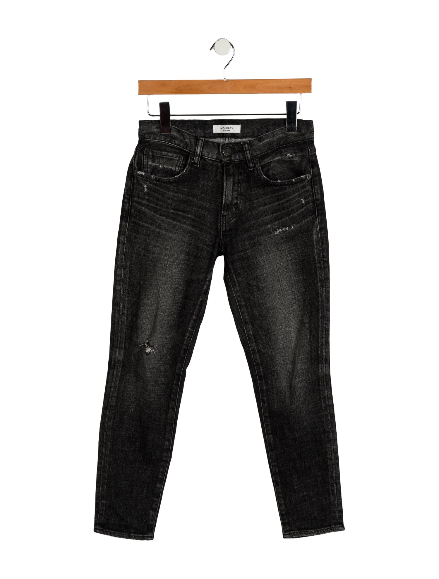 Moussy Mid-Rise Skinny Leg Jeans