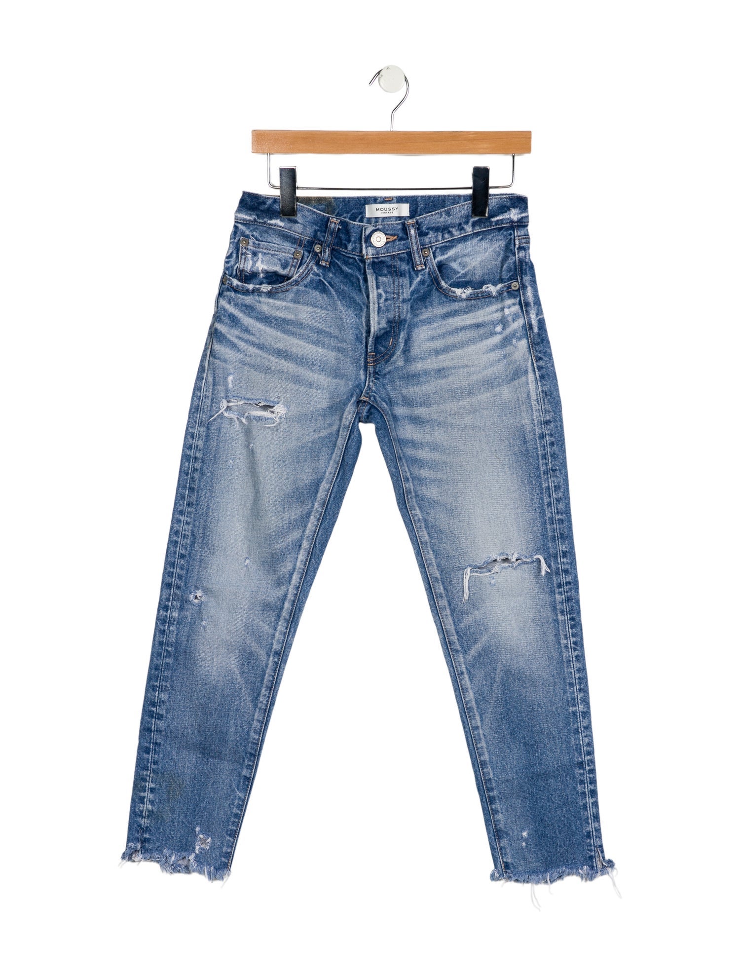 Moussy Mid-Rise Skinny Leg Jeans