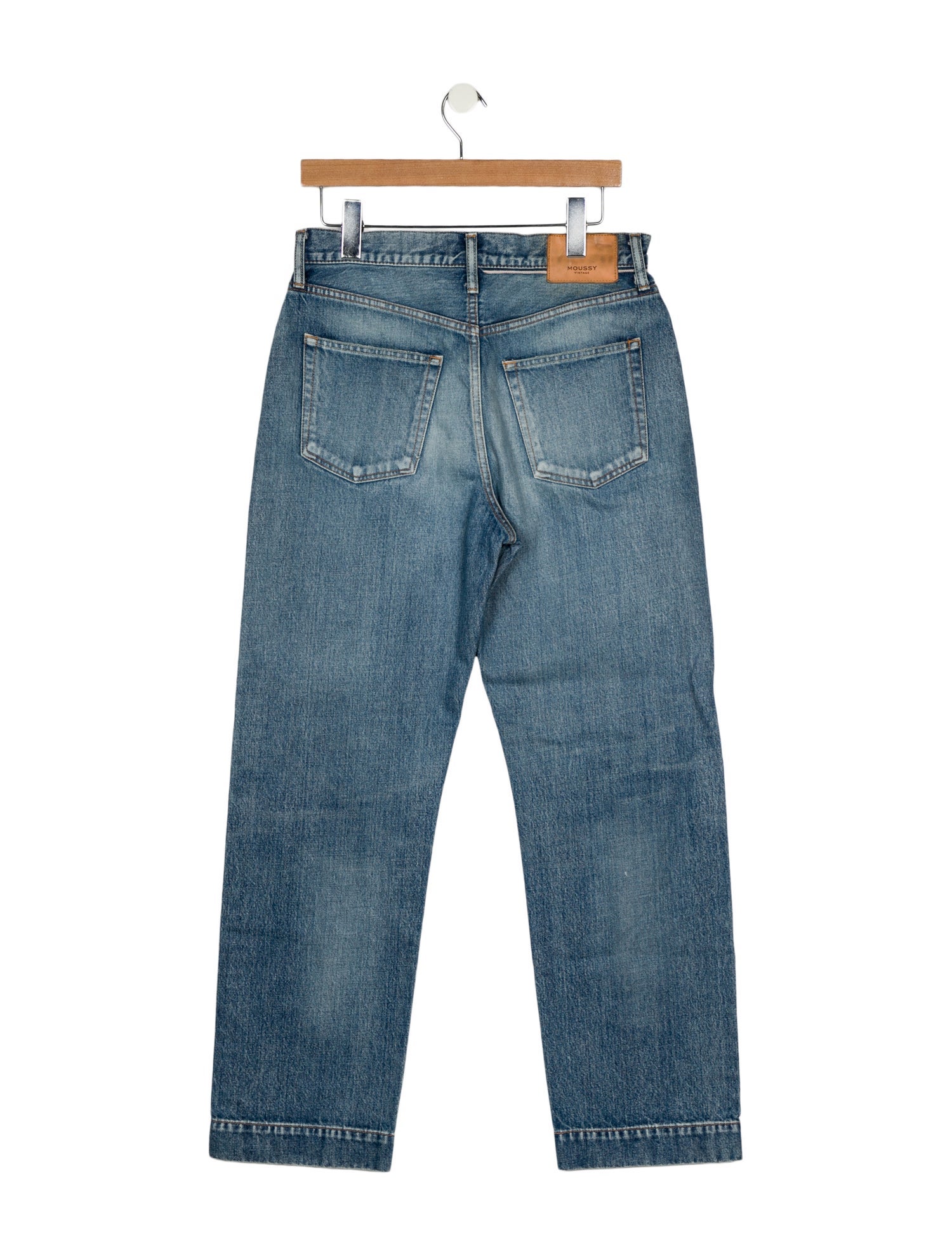 Moussy High-Rise Wide Leg Jeans