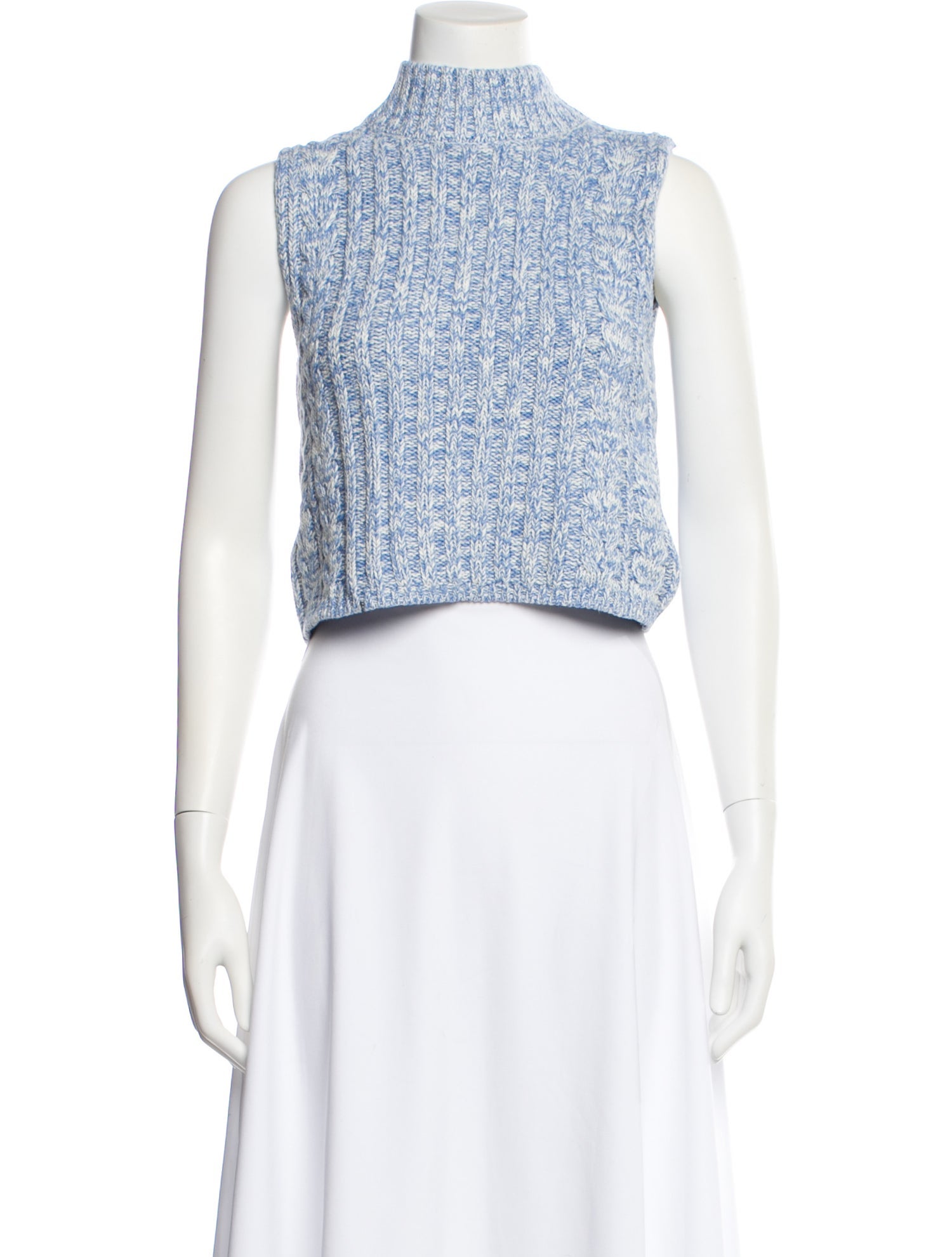 Moussy Striped Mock Neck Sweater w/ Tags