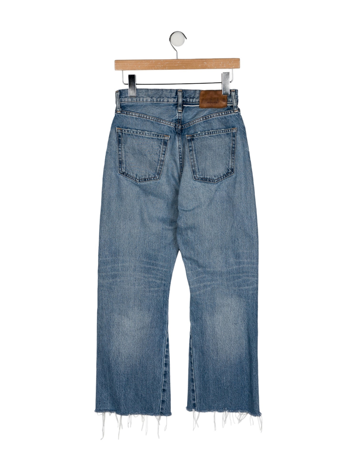 Moussy Mid-Rise Wide Leg Jeans