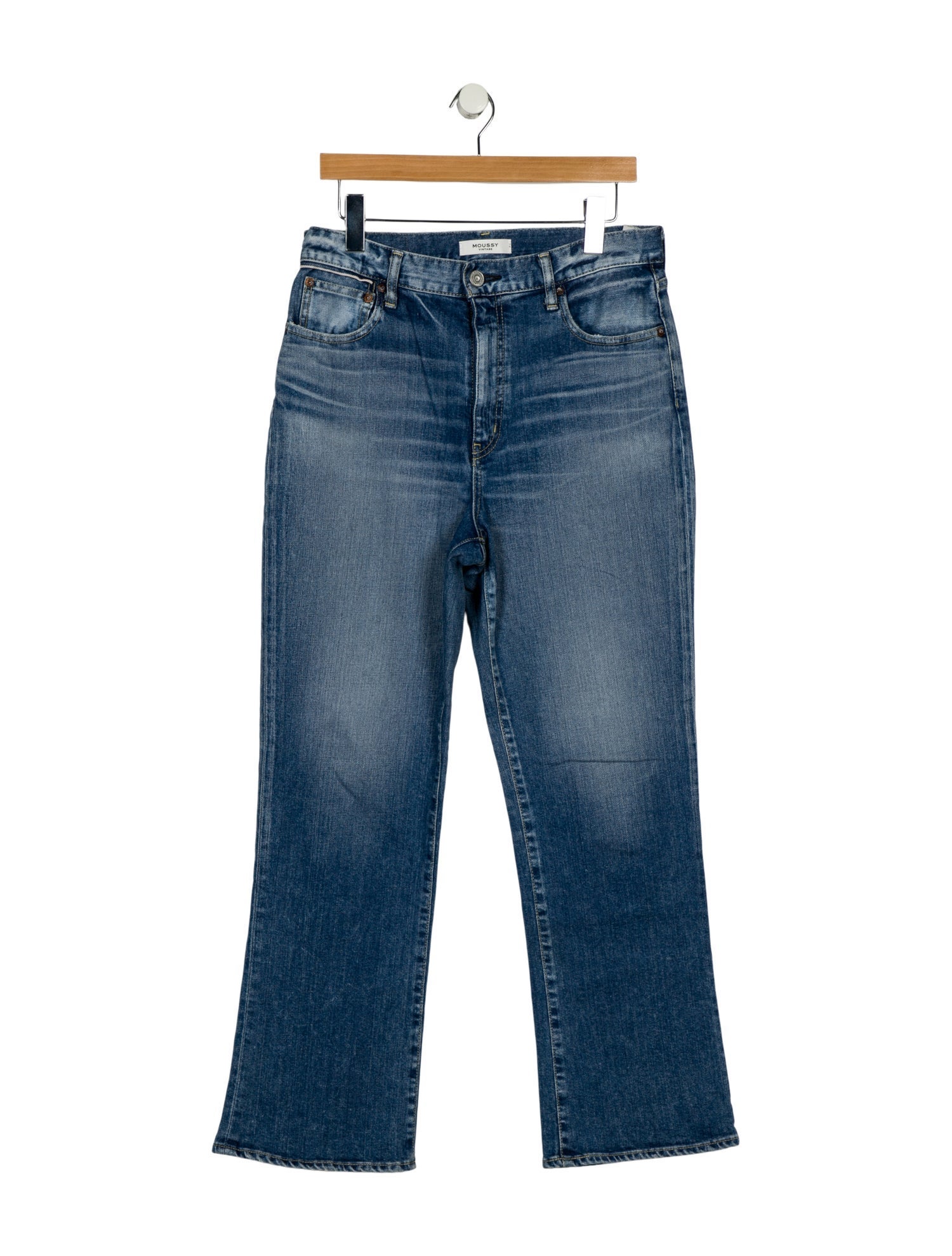 Moussy High-Rise Wide Leg Jeans