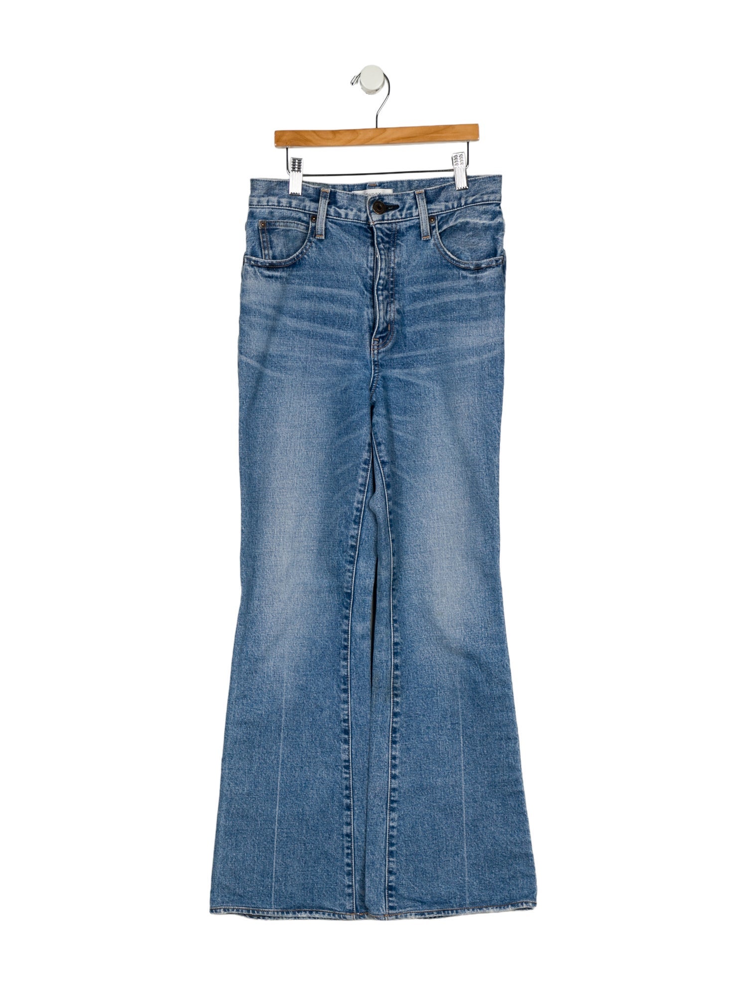 Moussy High-Rise Wide Leg Jeans