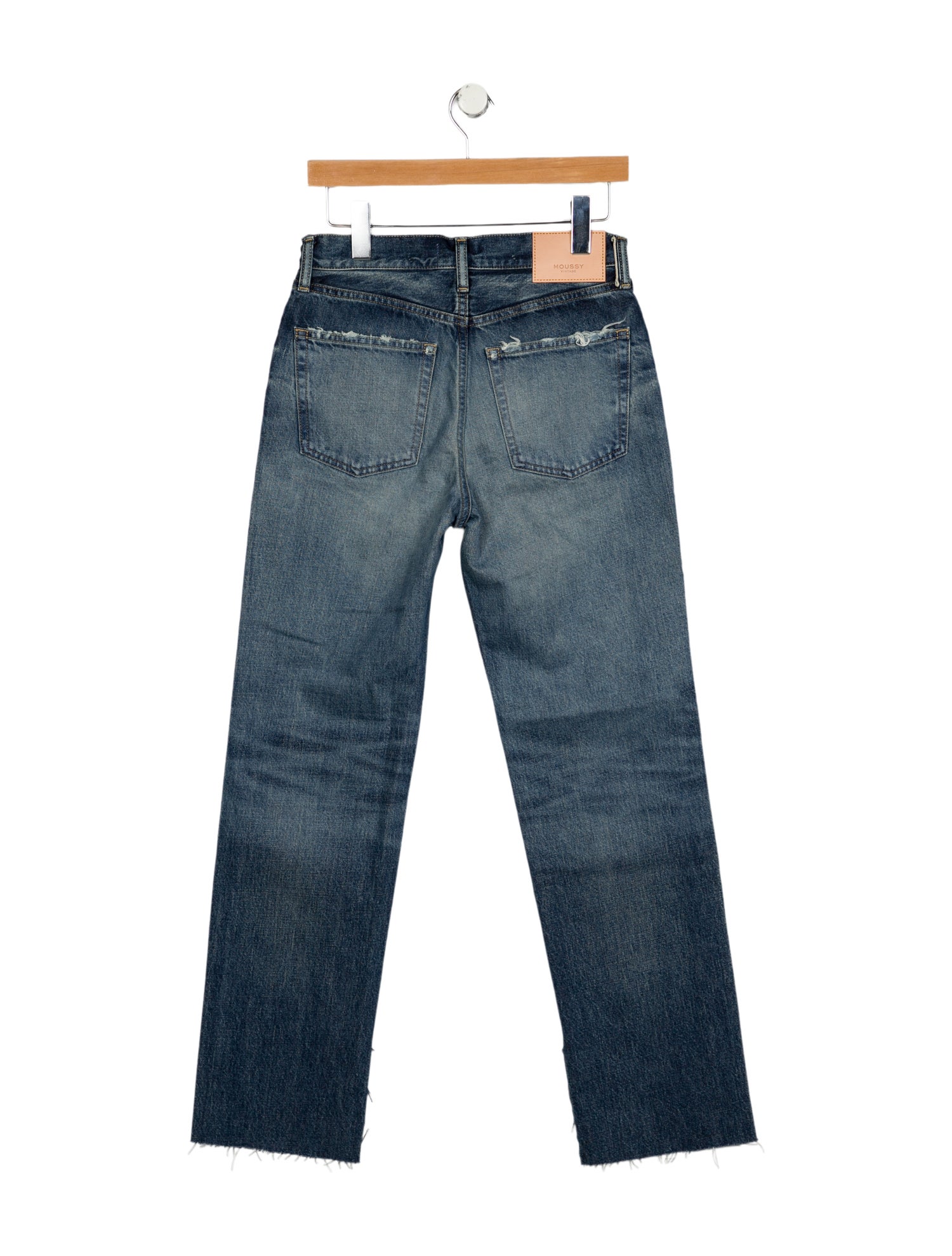 Moussy Mid-Rise Straight Leg Jeans