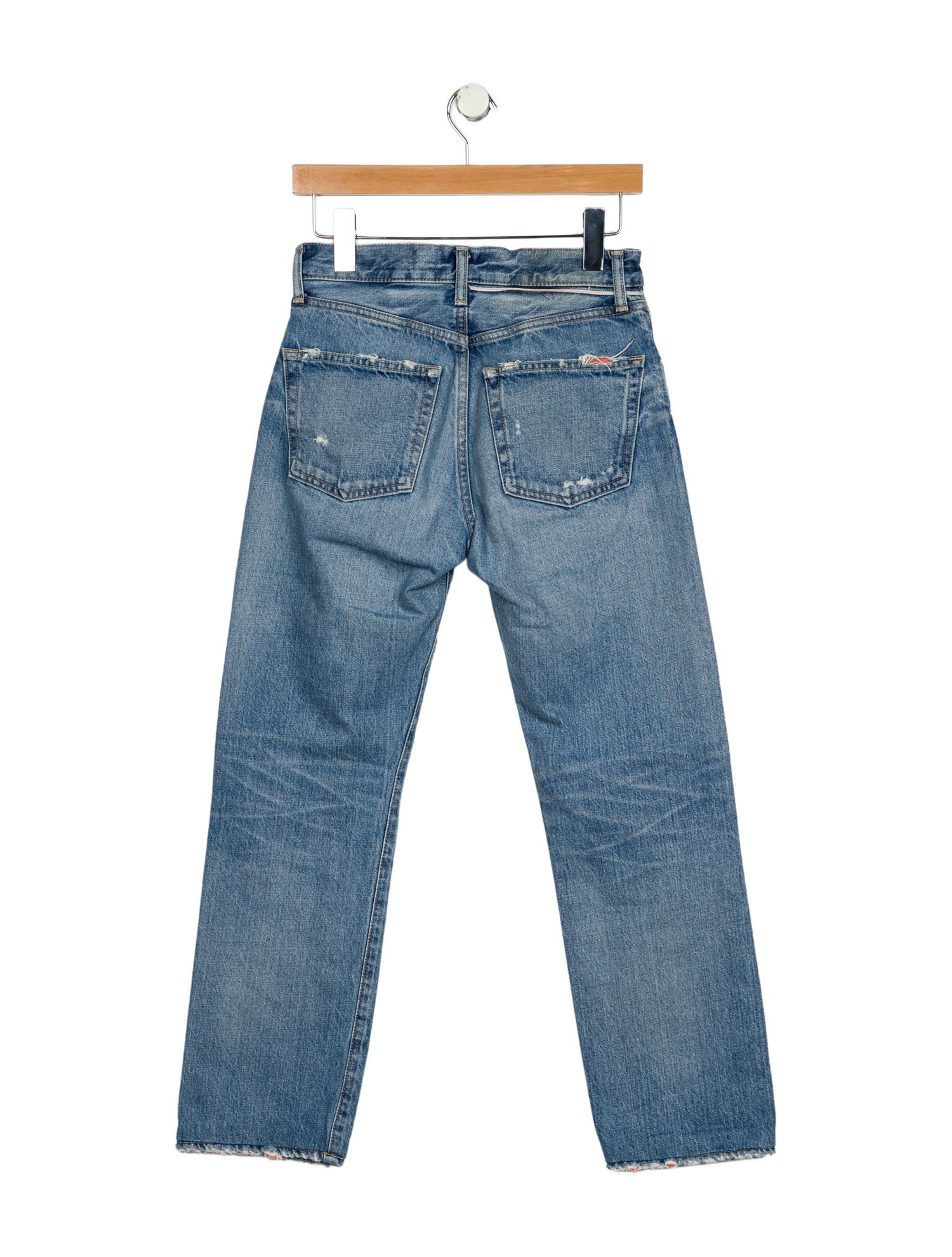 Moussy Mid-Rise Straight Leg Jeans