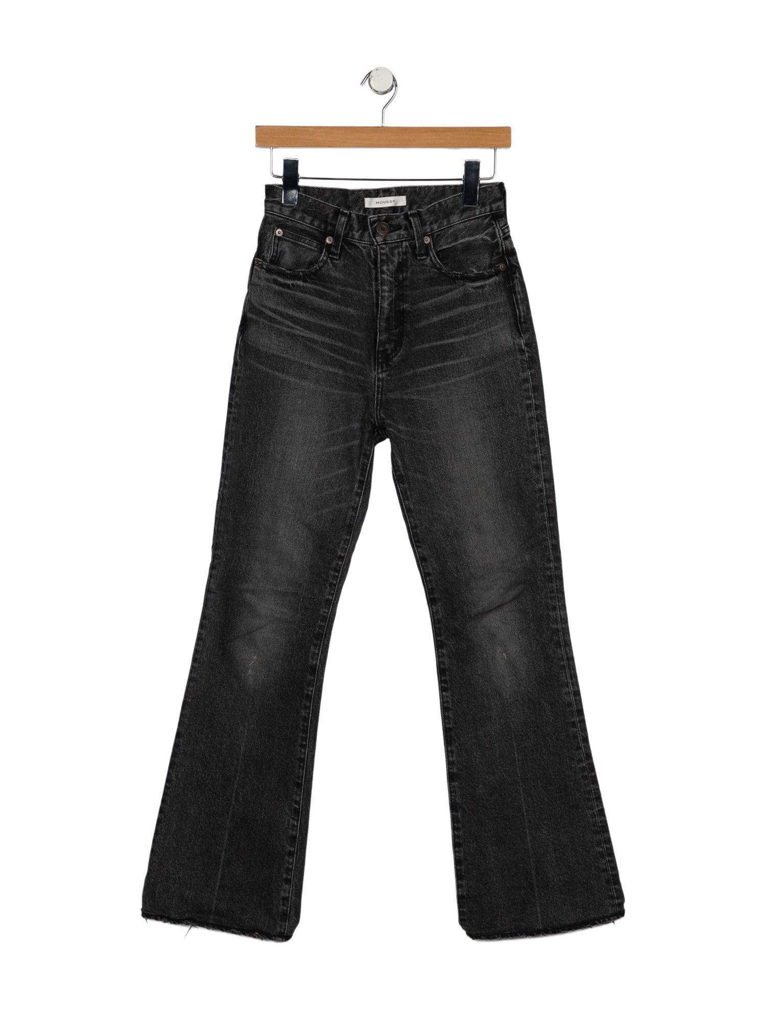 Moussy High-Rise Wide Leg Jeans