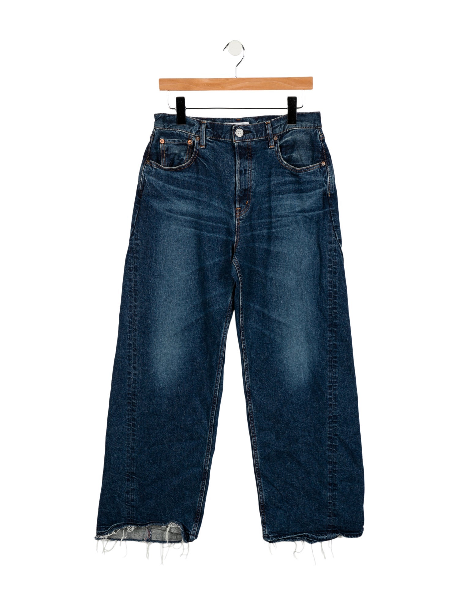 Moussy High-Rise Wide Leg Jeans