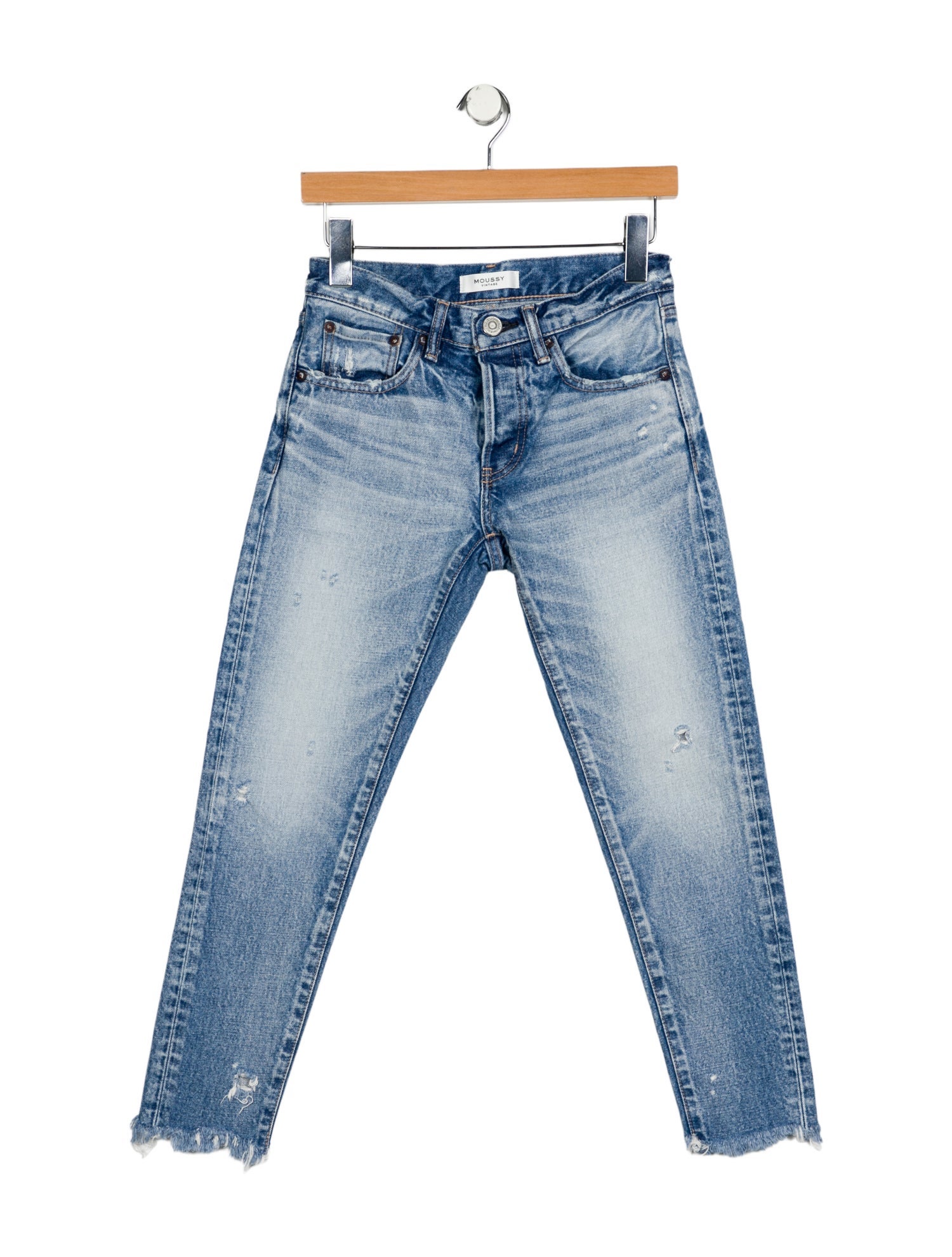 Moussy Mid-Rise Skinny Leg Jeans
