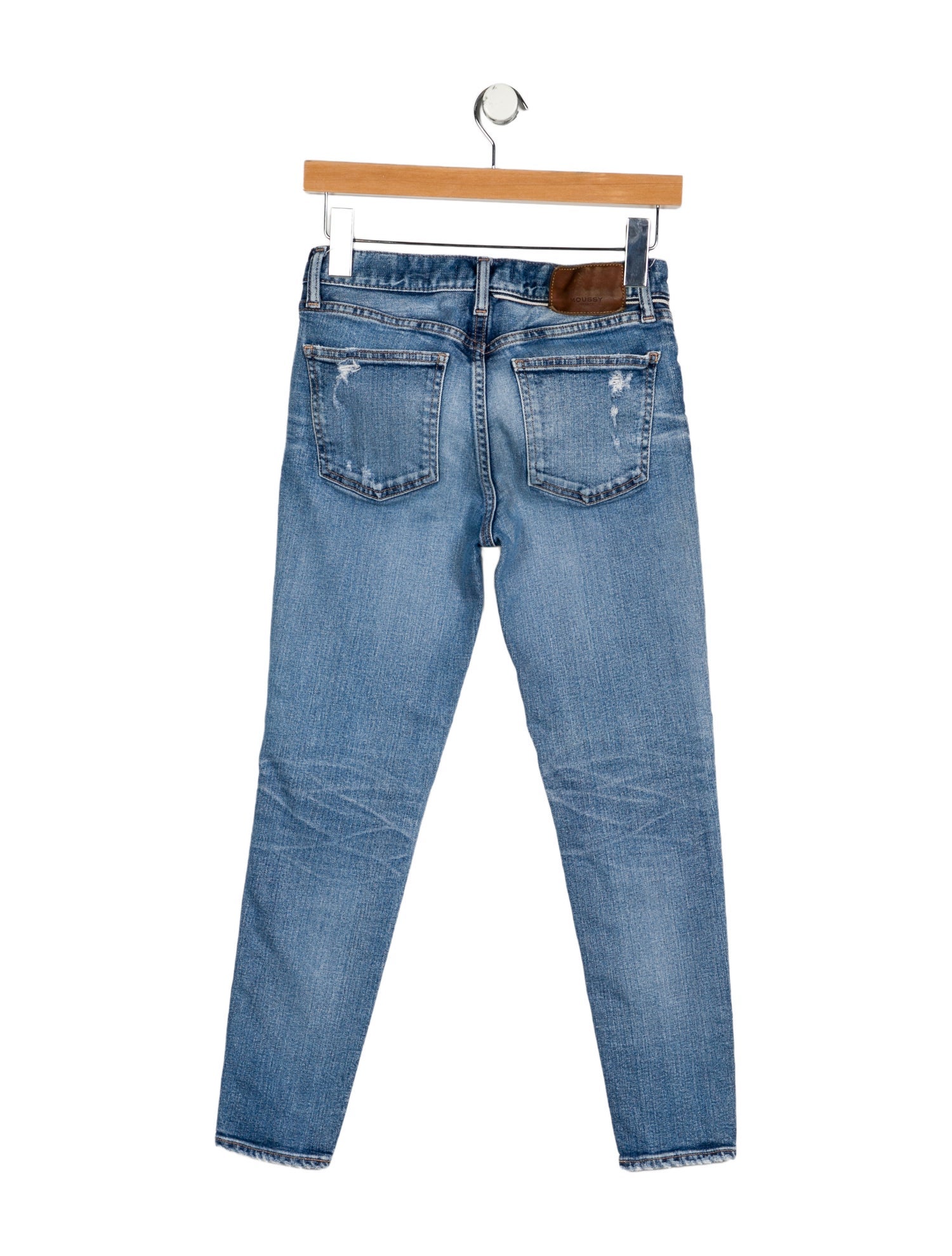 Moussy Mid-Rise Skinny Leg Jeans