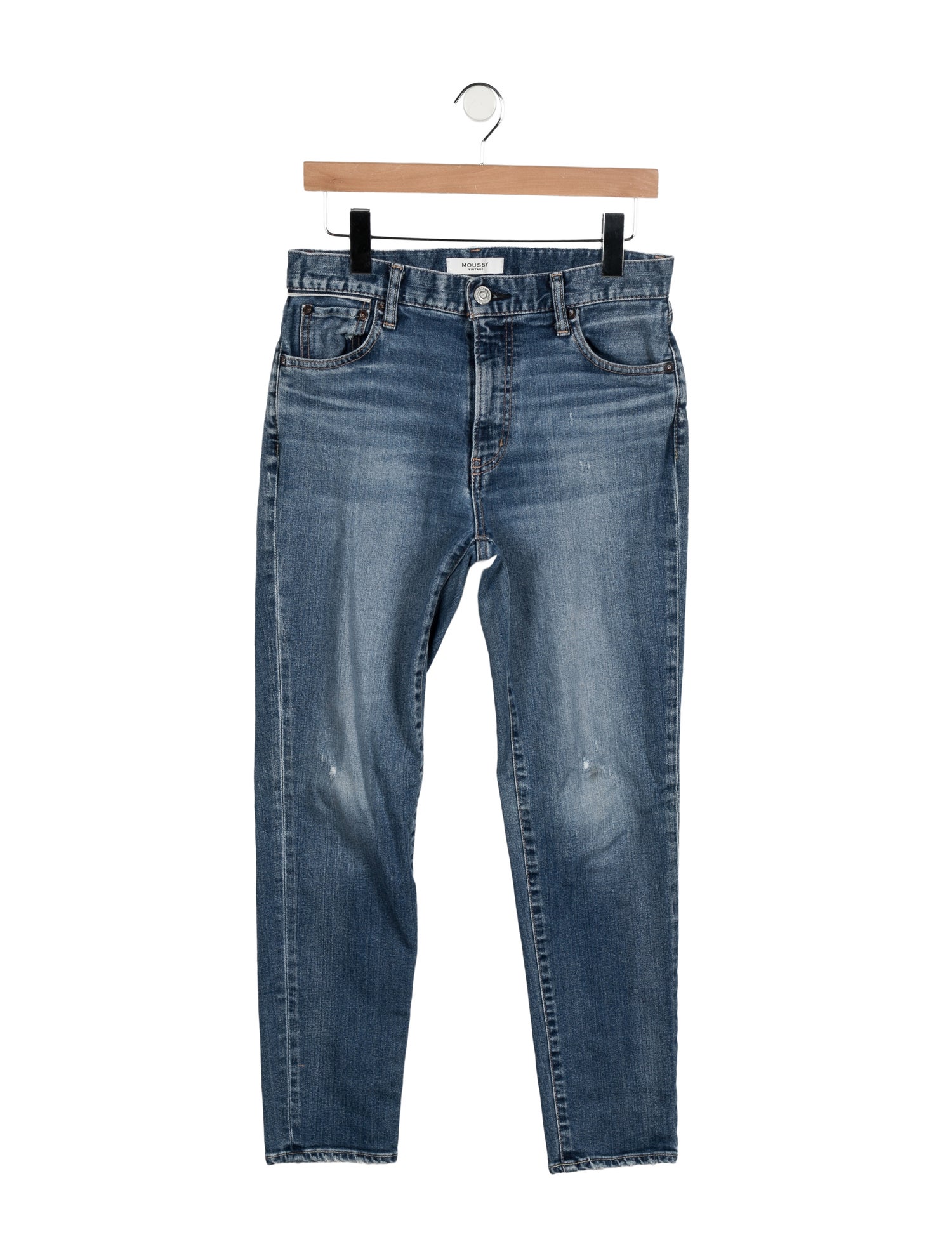 Moussy Mid-Rise Skinny Leg Jeans