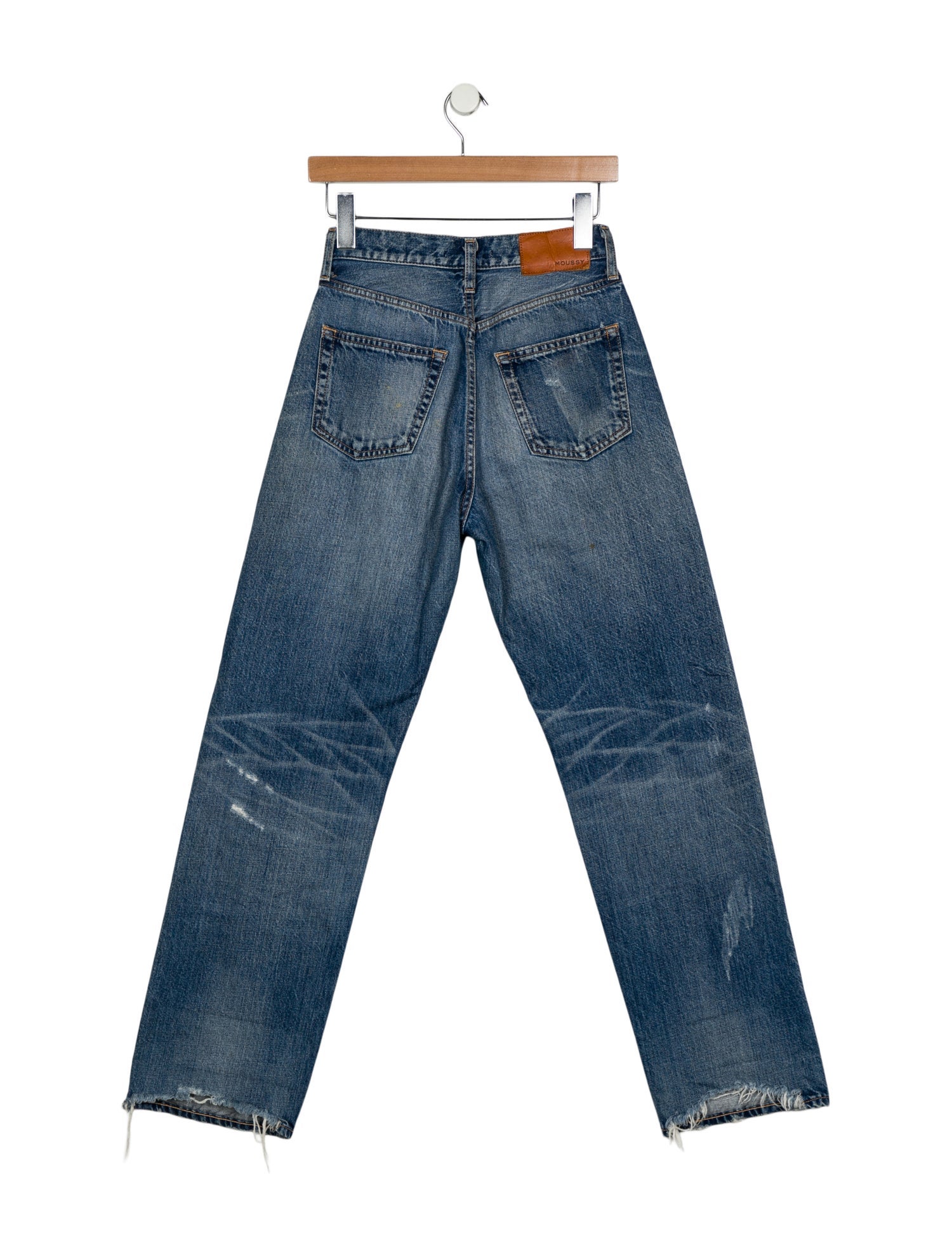 Moussy Mid-Rise Straight Leg Jeans