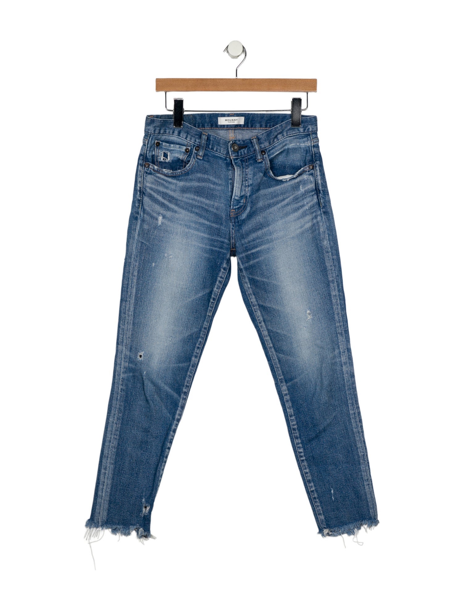 Moussy Mid-Rise Skinny Leg Jeans