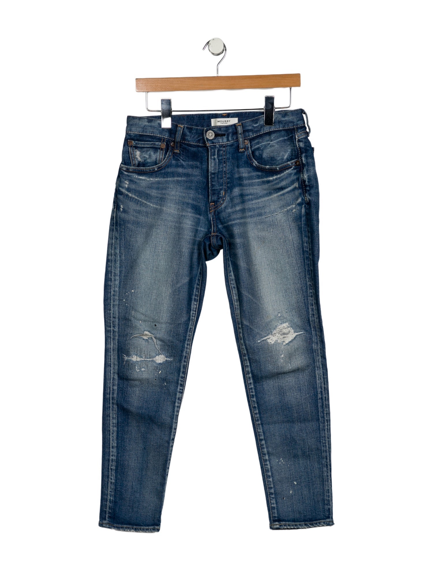 Moussy Mid-Rise Skinny Leg Jeans