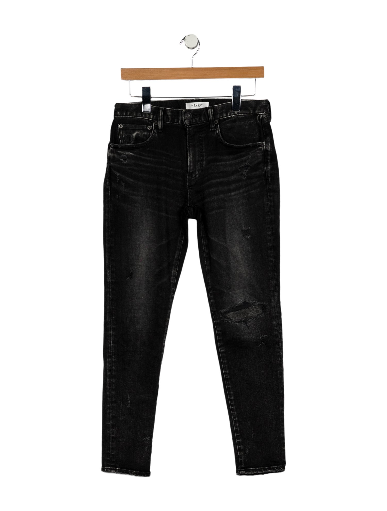 Moussy Mid-Rise Skinny Leg Jeans