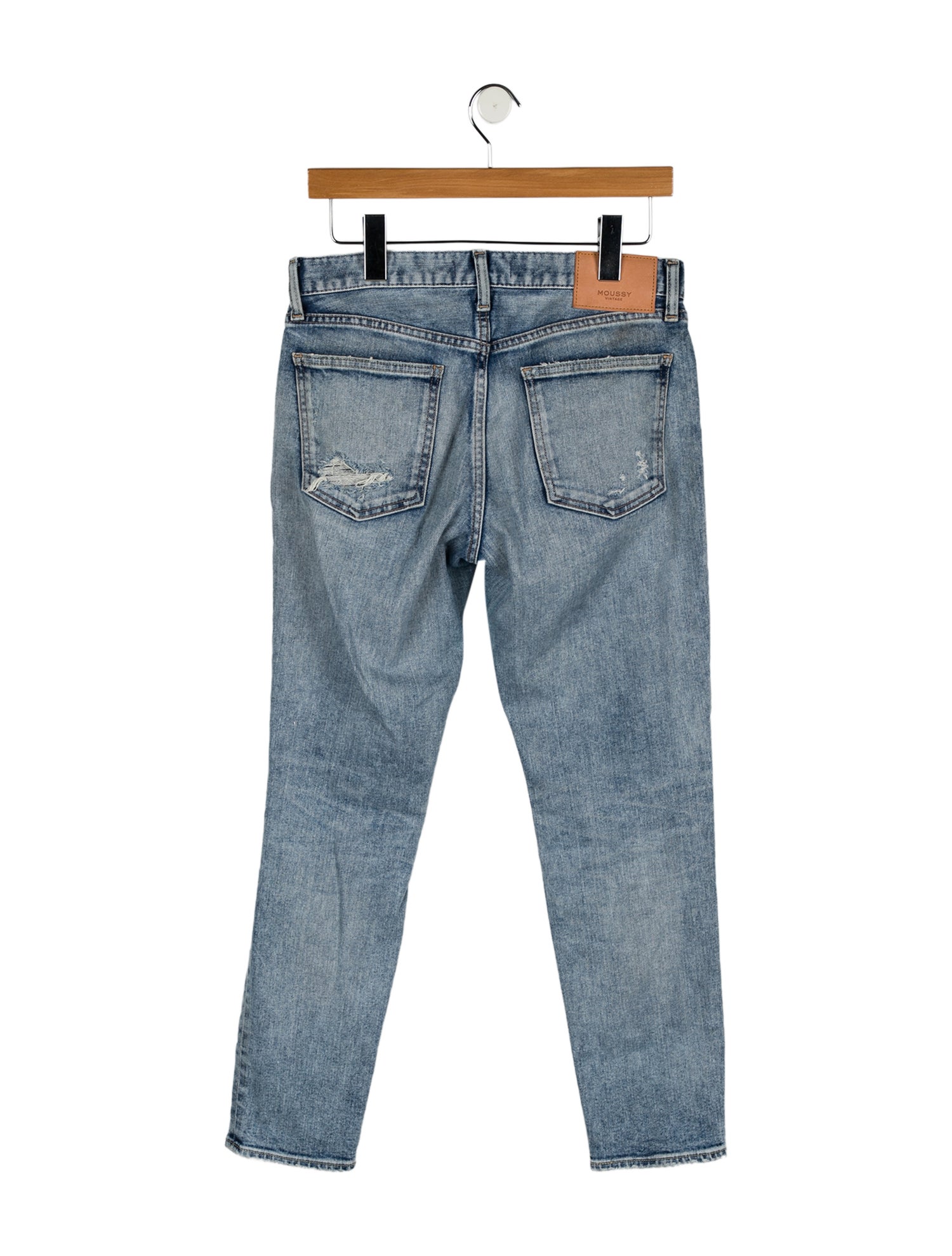 Moussy Mid-Rise Skinny Leg Jeans