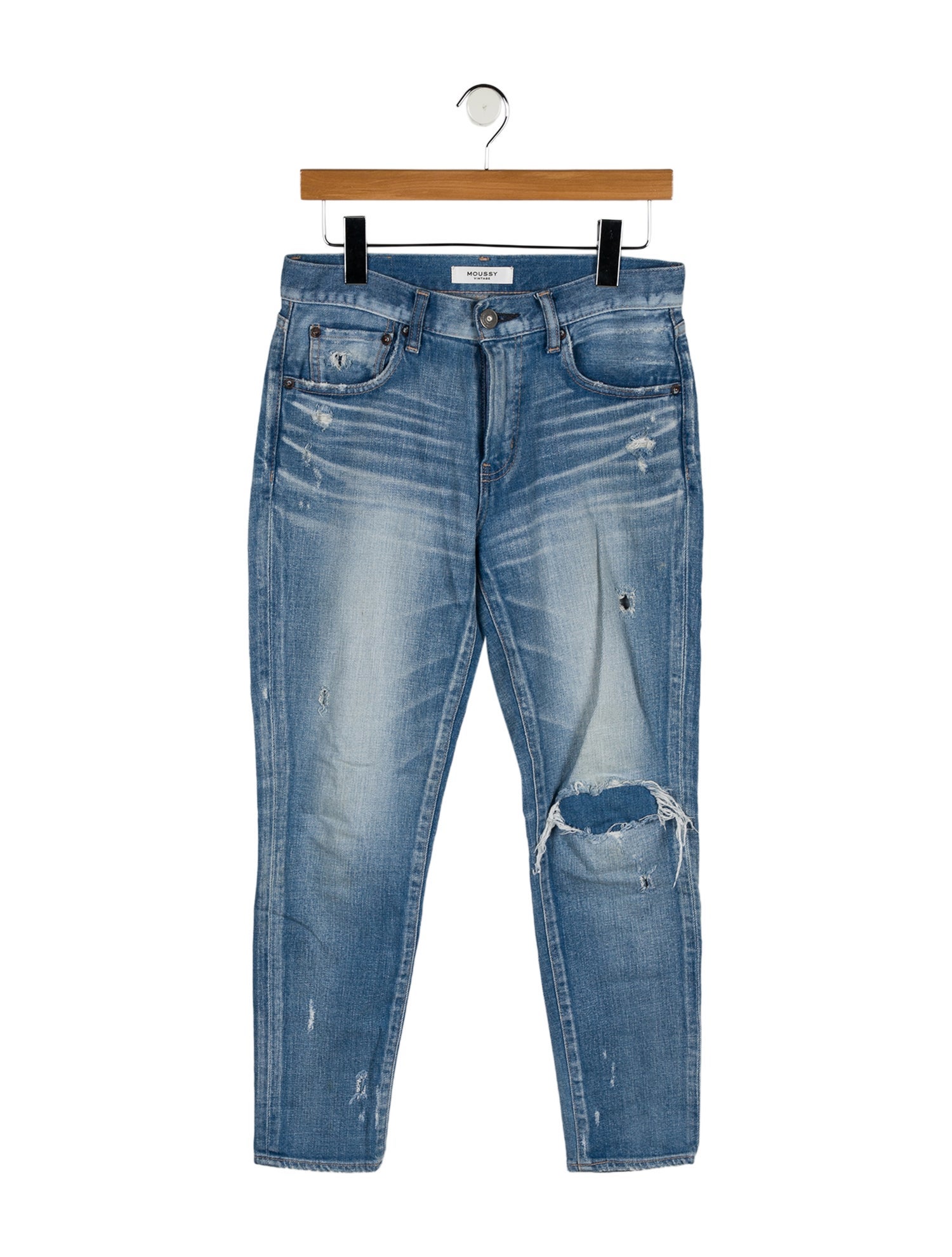 Moussy Mid-Rise Skinny Leg Jeans