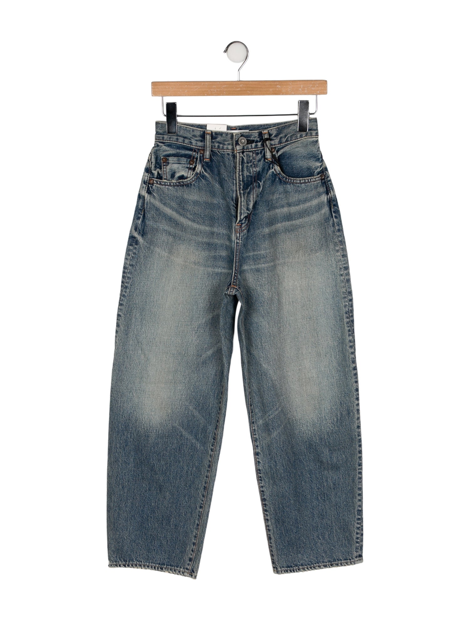 Moussy High-Rise Straight Leg Jeans w/ Tags