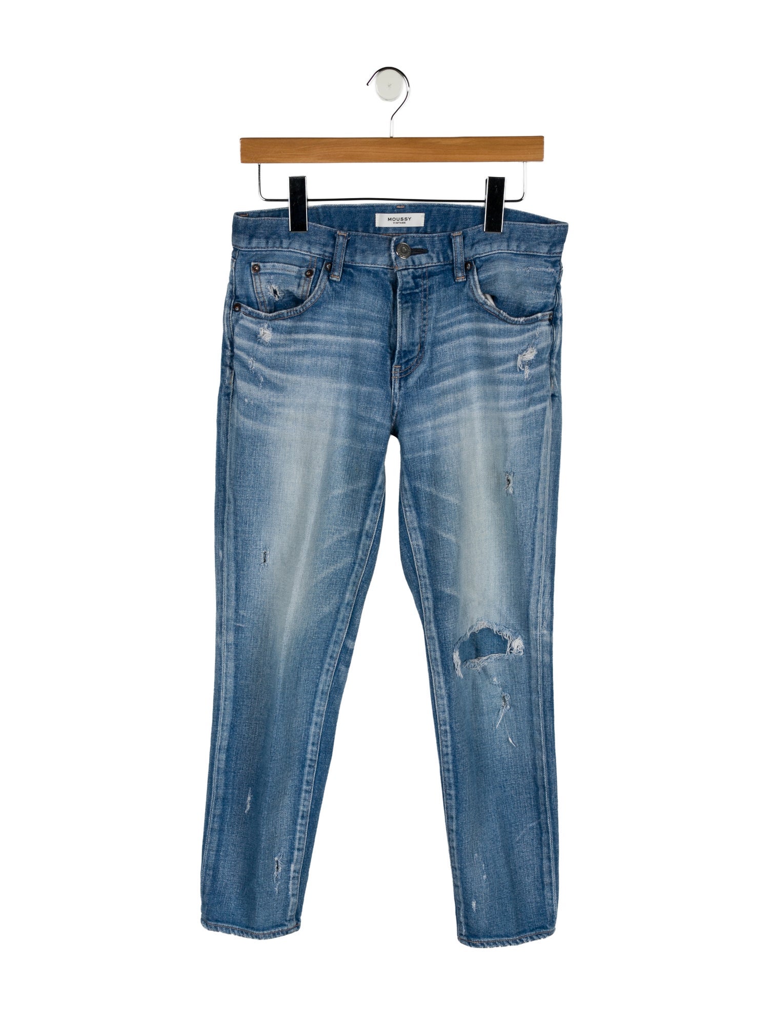 Moussy Low-Rise Skinny Leg Jeans