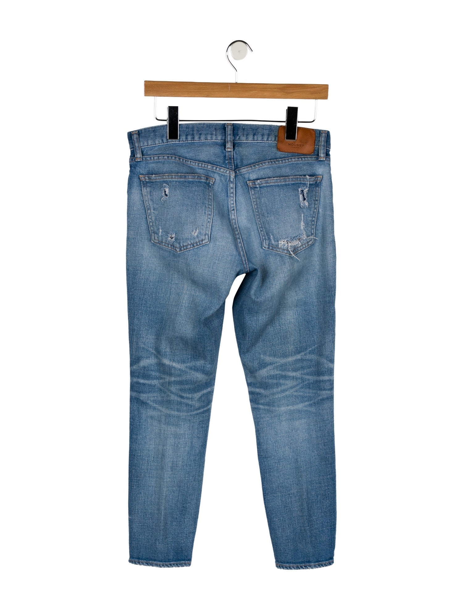 Moussy Low-Rise Skinny Leg Jeans