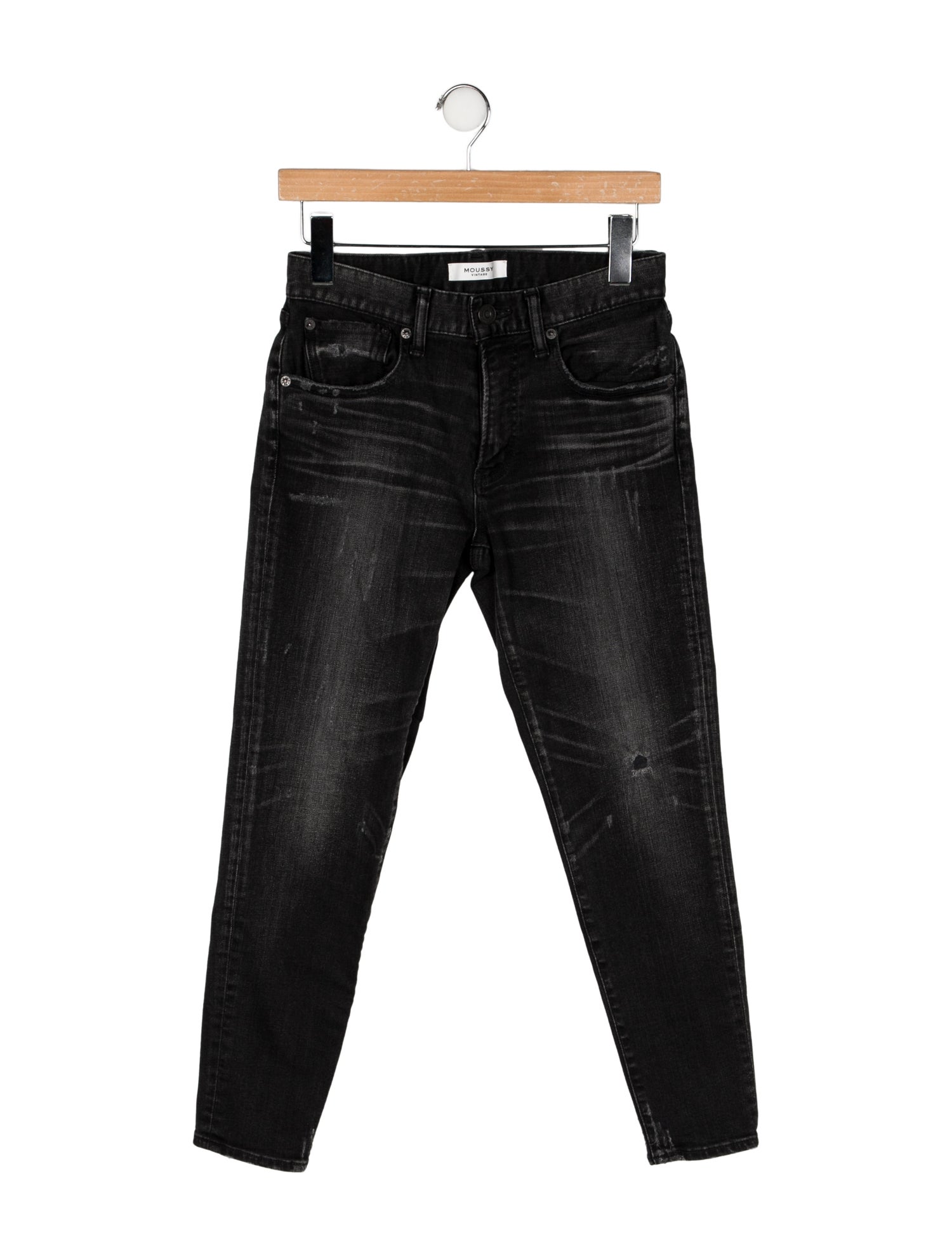 Moussy Mid-Rise Skinny Leg Jeans