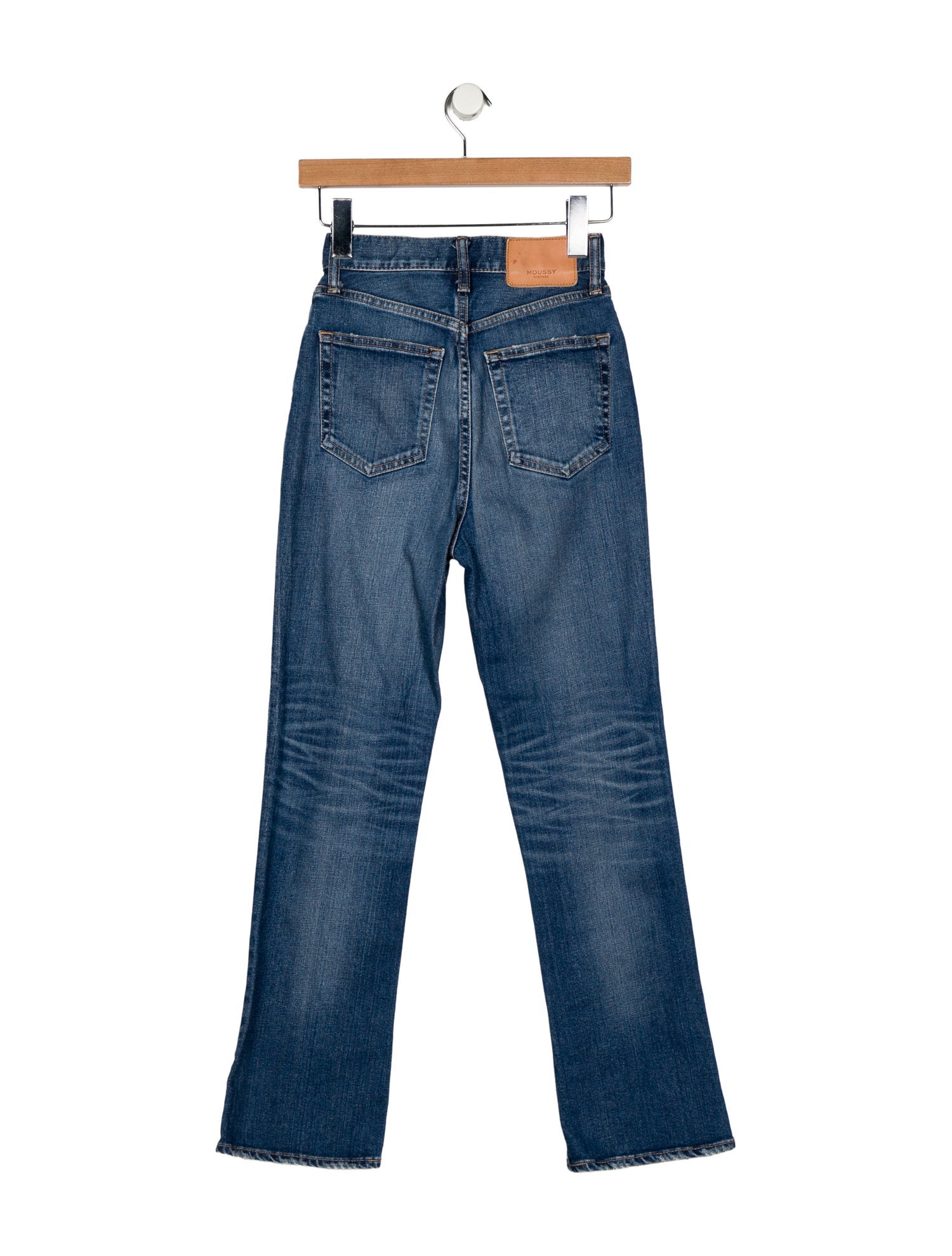 Moussy Mid-Rise Straight Leg Jeans