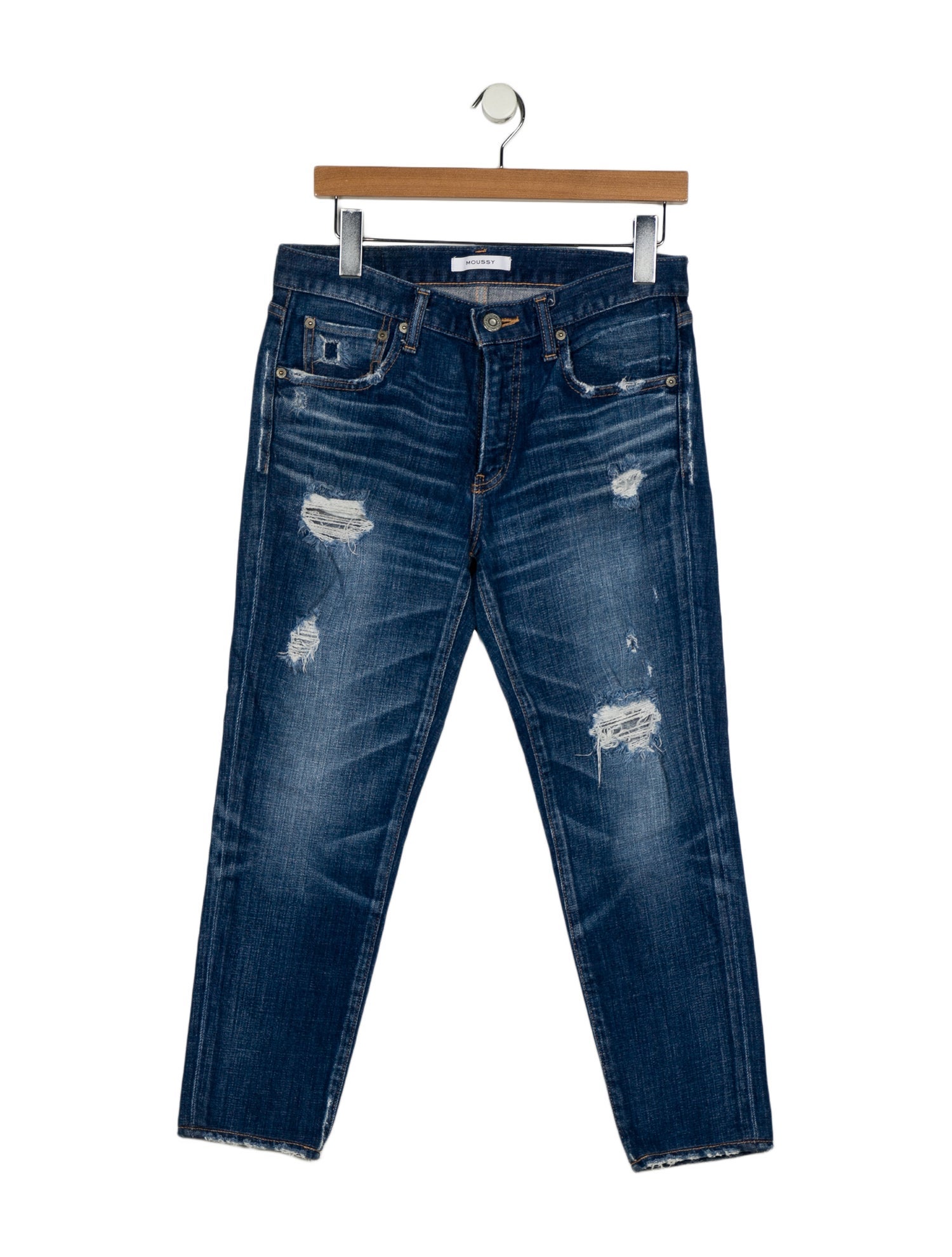 Moussy High-Rise Skinny Leg Jeans