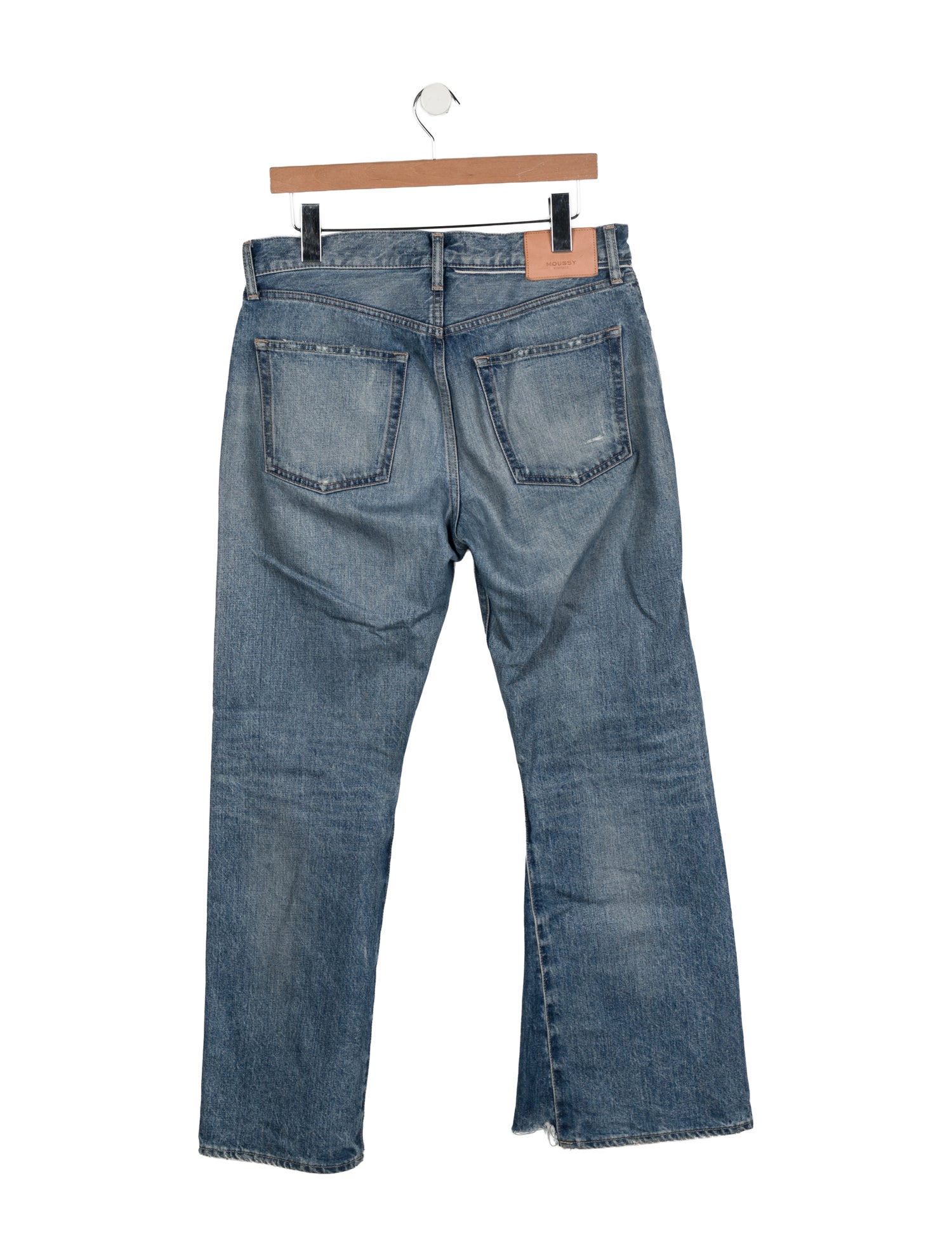 Moussy Mid-Rise Wide Leg Jeans