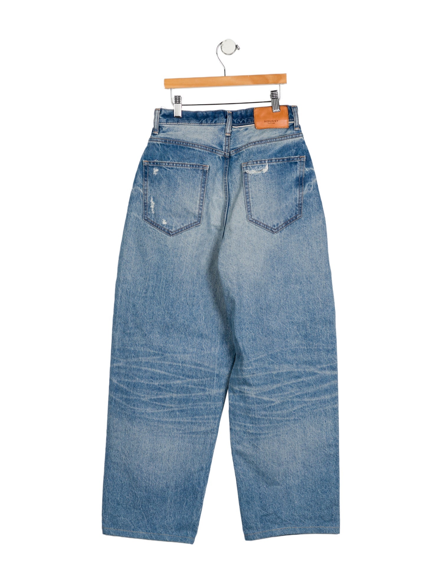 Moussy High-Rise Wide Leg Jeans