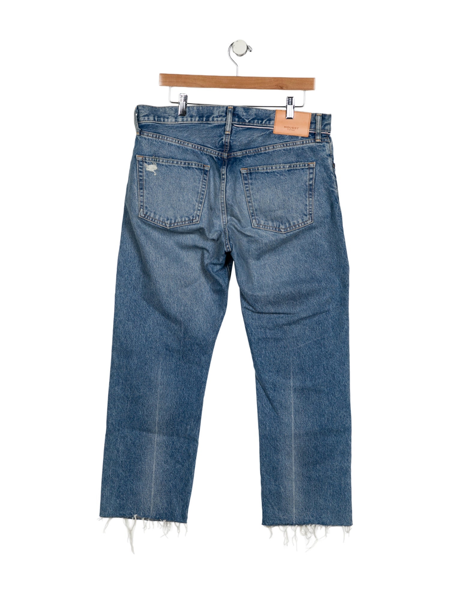 Moussy High-Rise Straight Leg Jeans