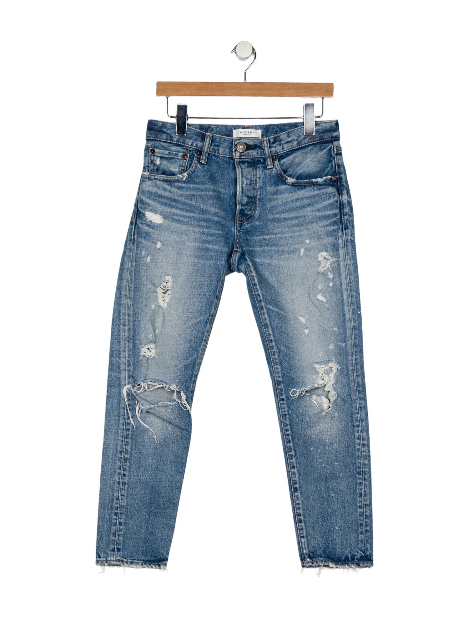 Moussy Mid-Rise Skinny Leg Jeans