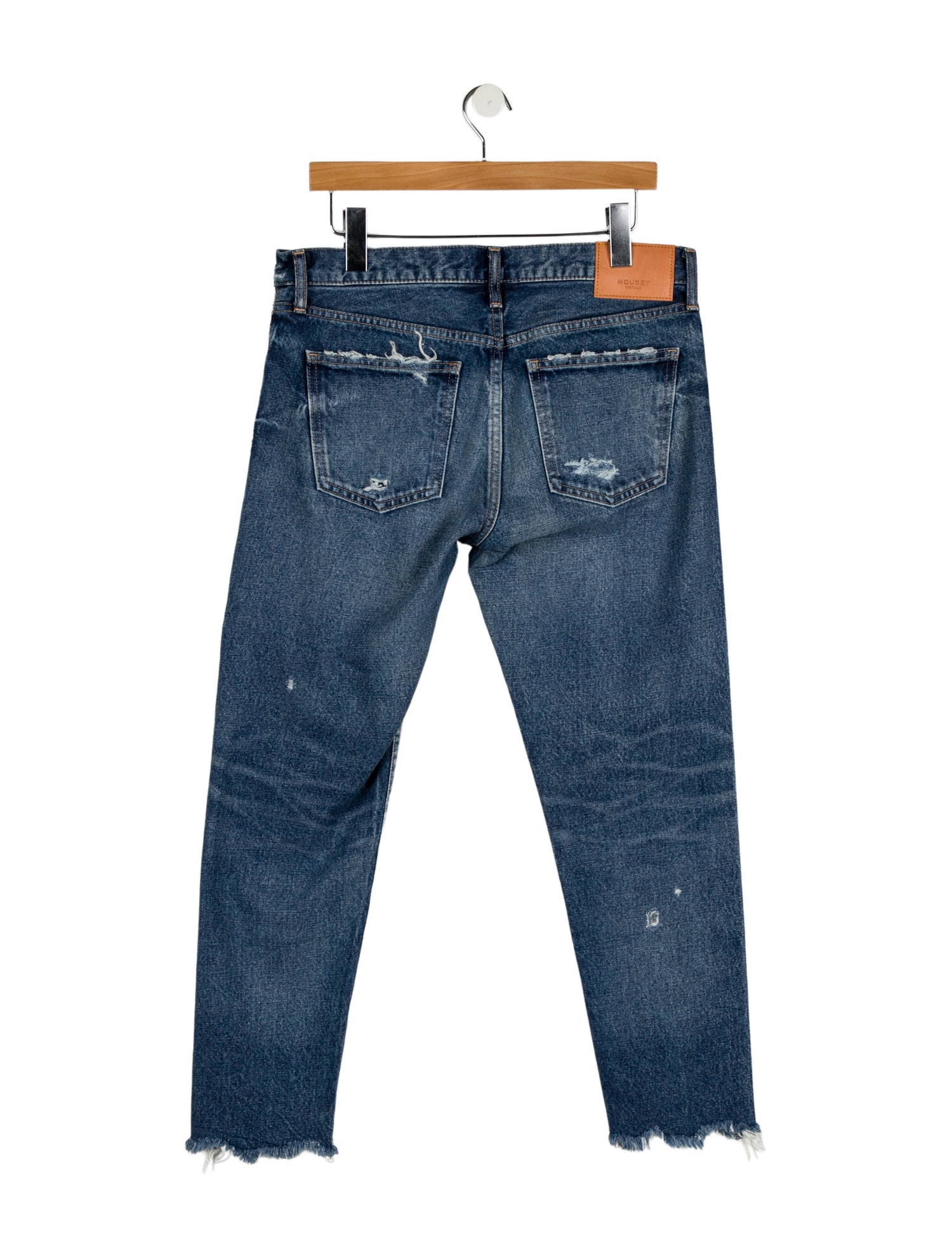 Moussy Mid-Rise Straight Leg Jeans