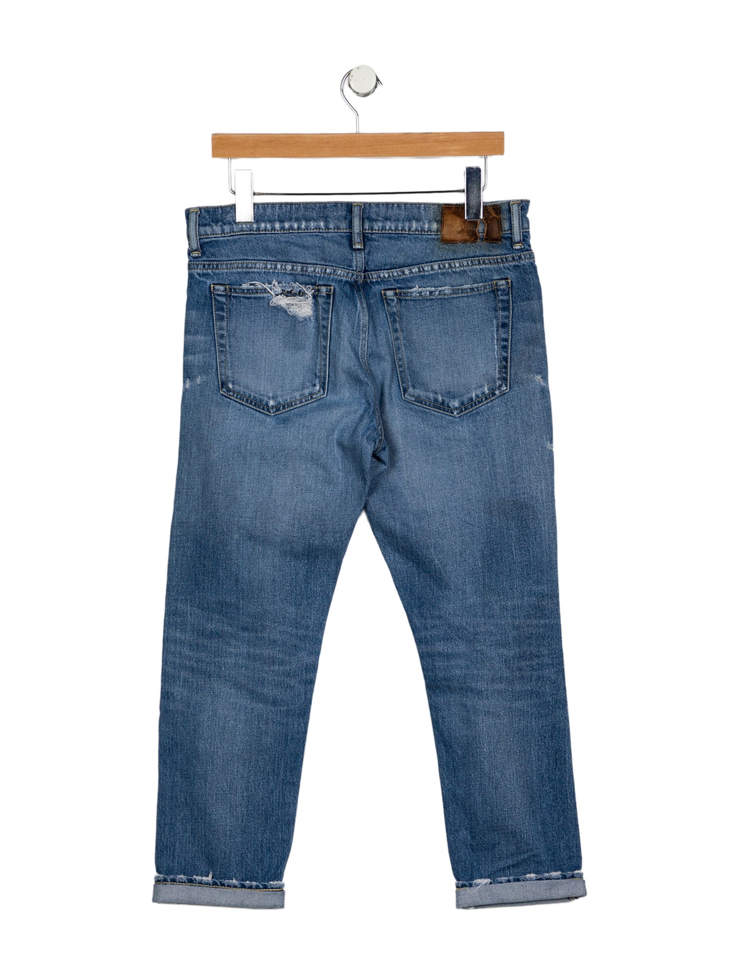 Moussy Mid-Rise Straight Leg Jeans