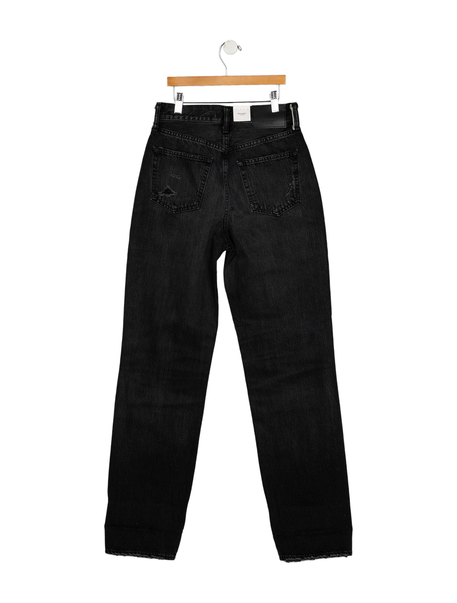 Moussy High-Rise Straight Leg Jeans w/ Tags