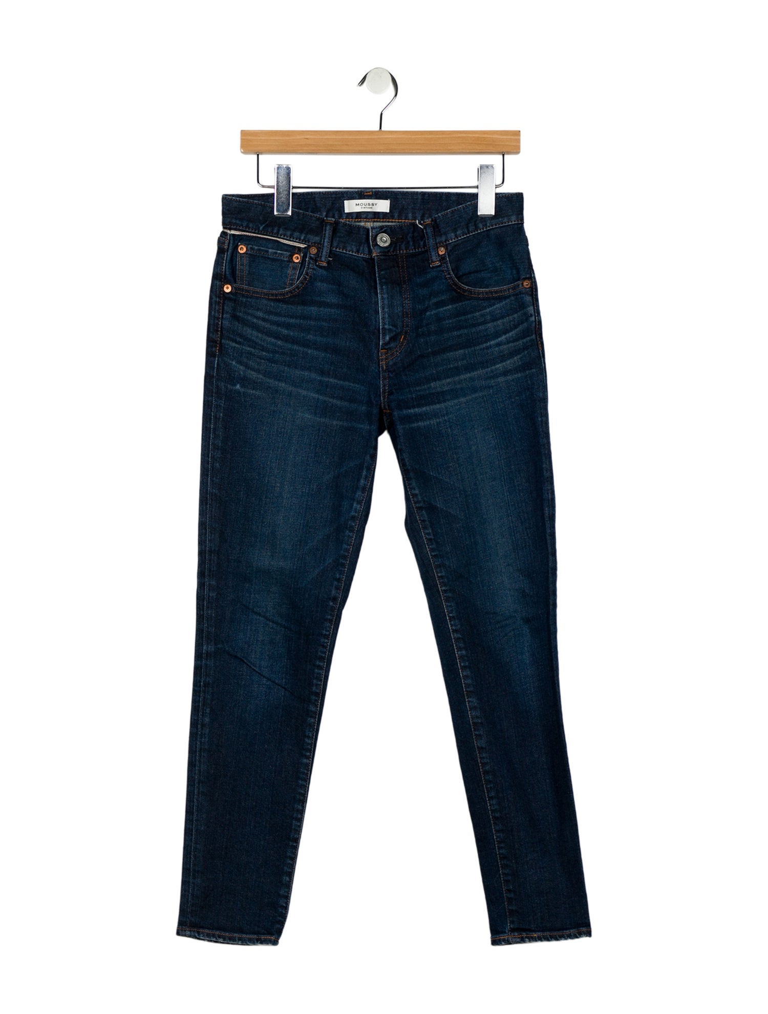 Moussy Mid-Rise Skinny Leg Jeans