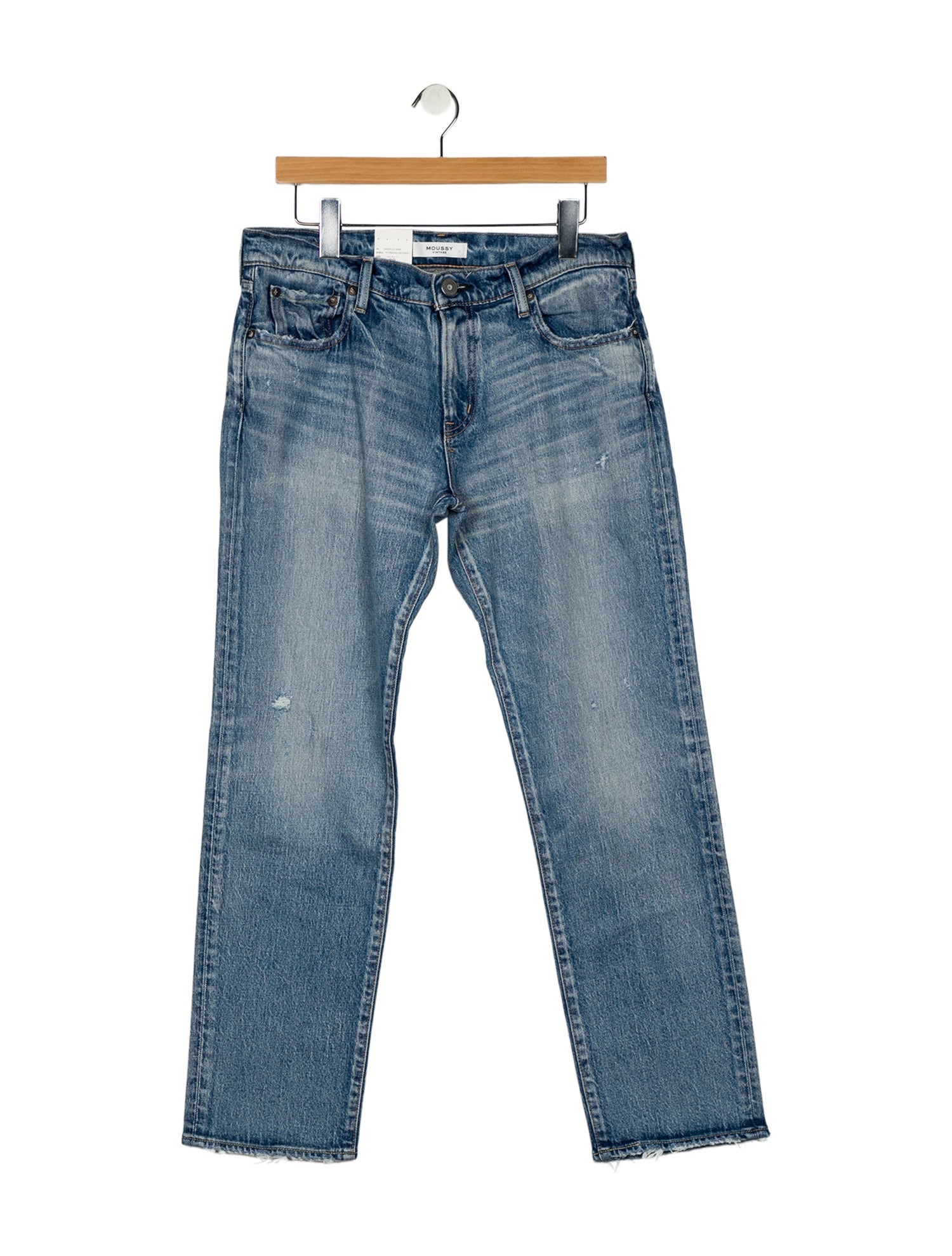 Moussy Mid-Rise Straight Leg Jeans w/ Tags