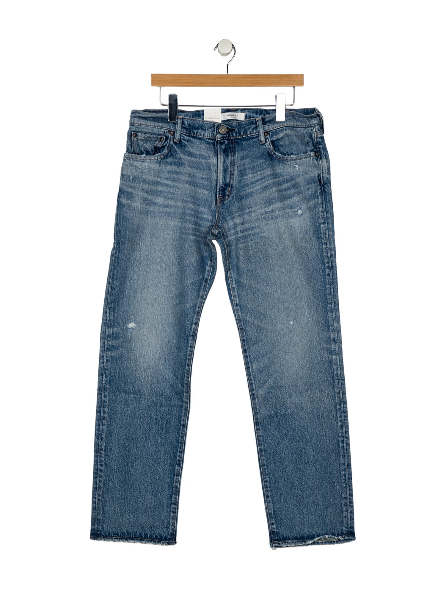 Moussy Mid-Rise Straight Leg Jeans w/ Tags