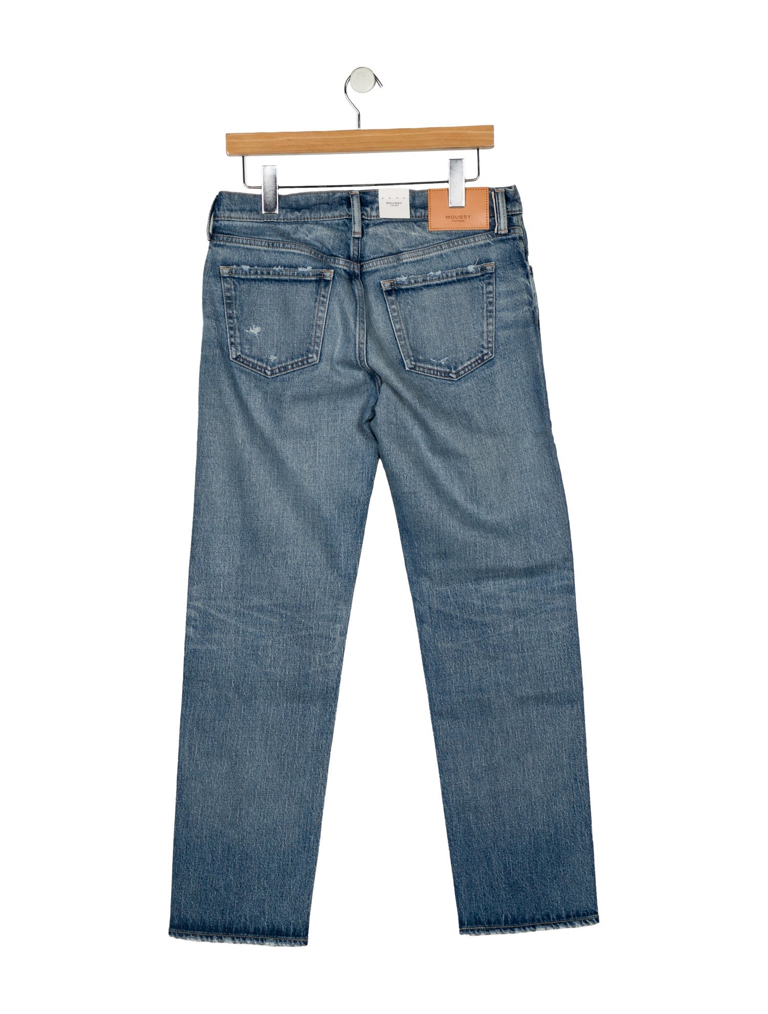 Moussy Mid-Rise Straight Leg Jeans