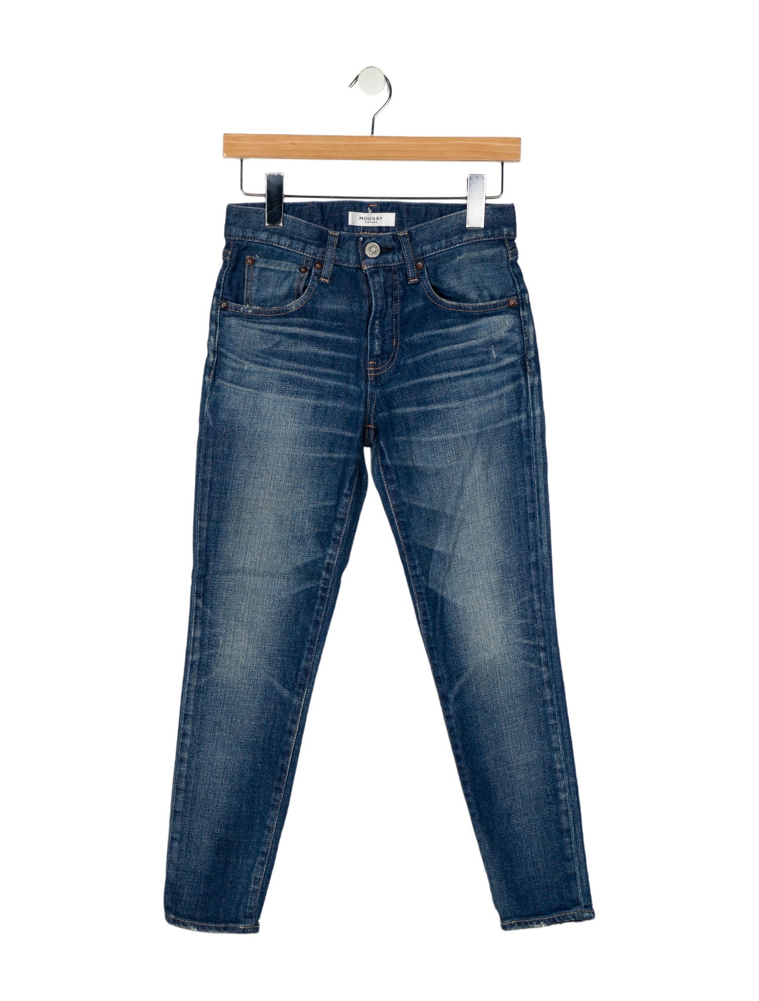 Moussy Mid-Rise Skinny Leg Jeans