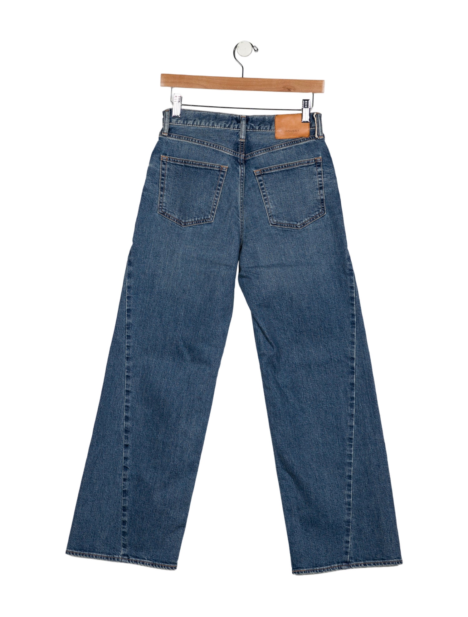 Moussy High-Rise Wide Leg Jeans