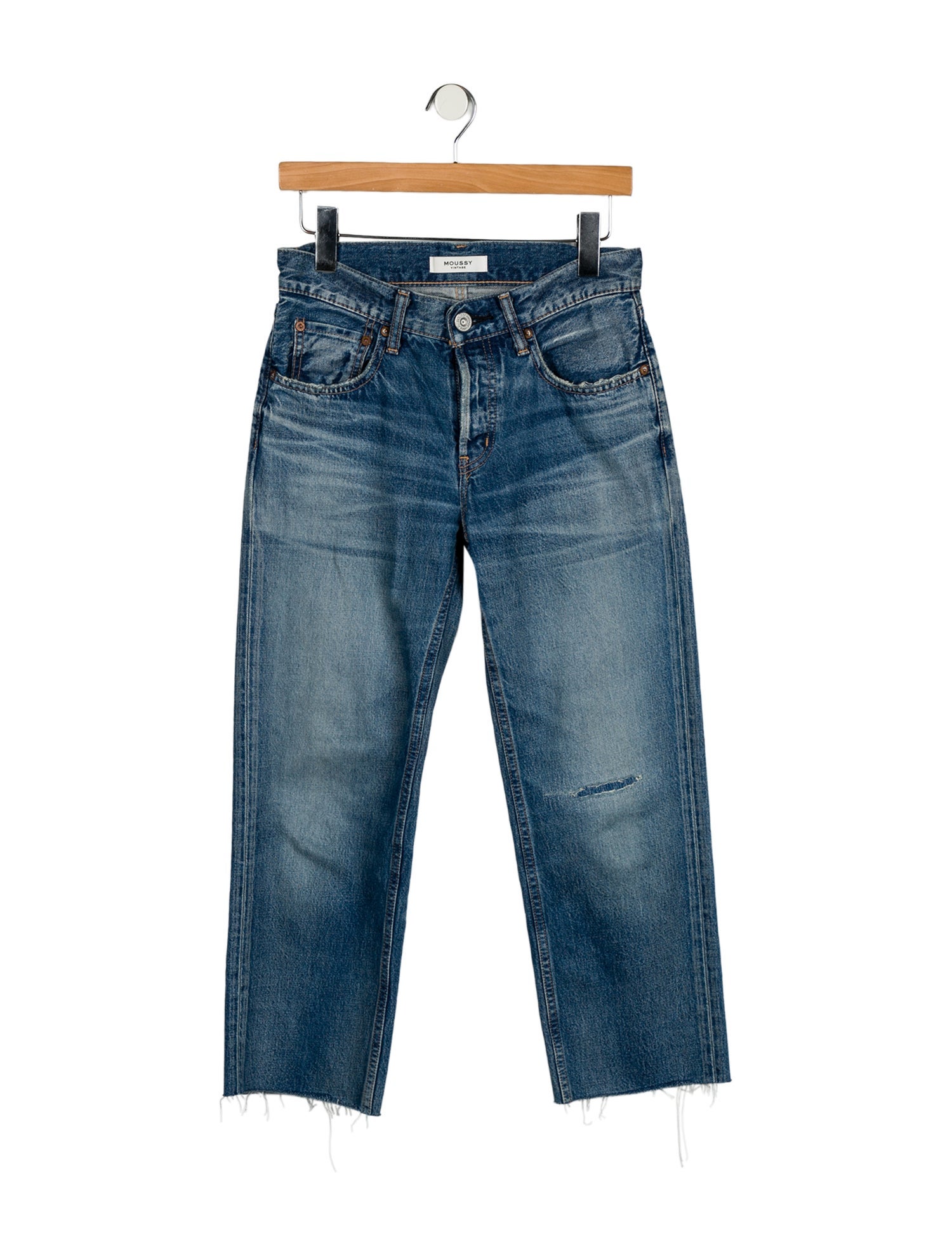 Moussy Mid-Rise Straight Leg Jeans