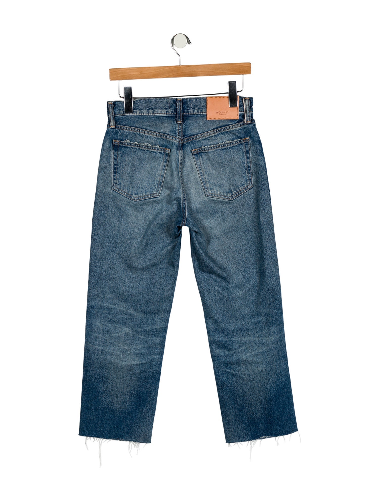 Moussy Mid-Rise Straight Leg Jeans