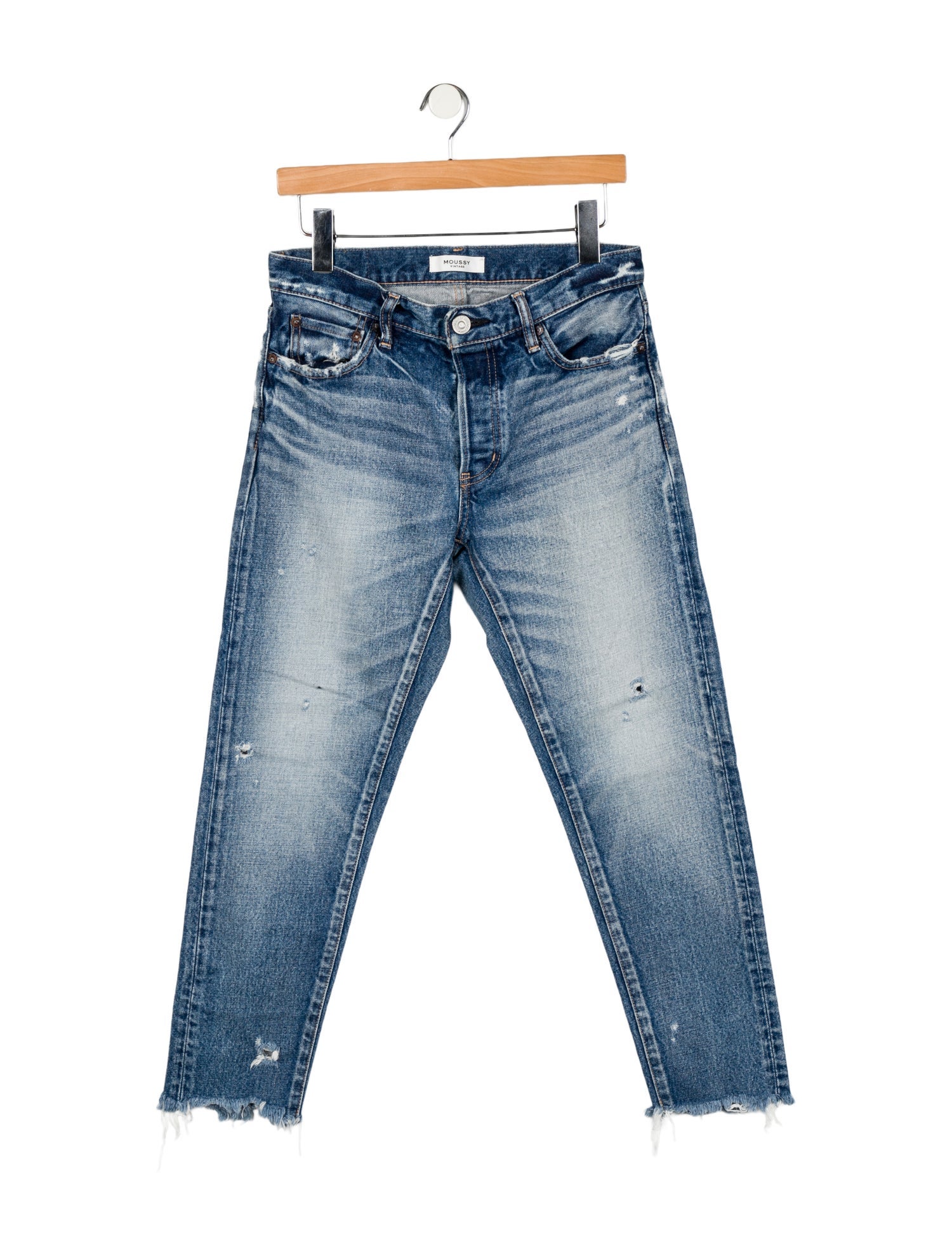 Moussy Mid-Rise Skinny Leg Jeans