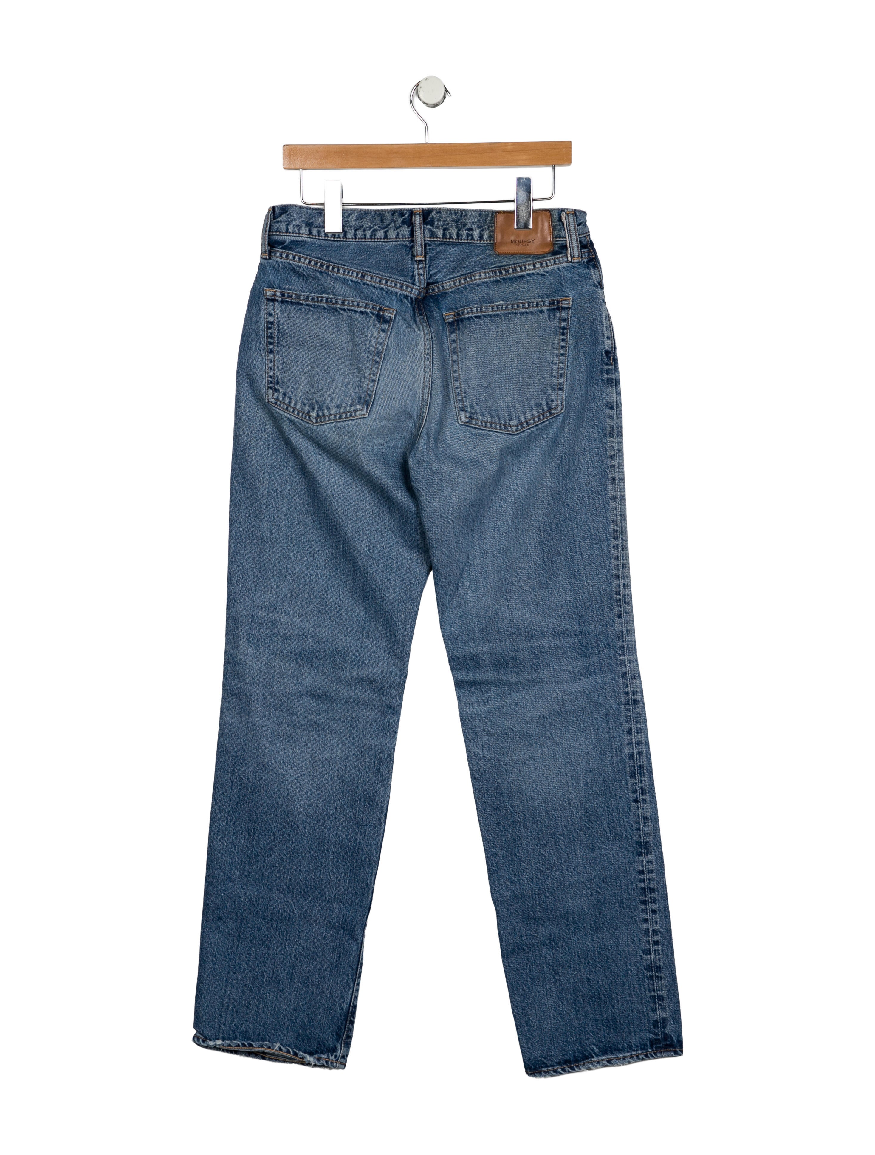 Moussy Mid-Rise Straight Leg Jeans