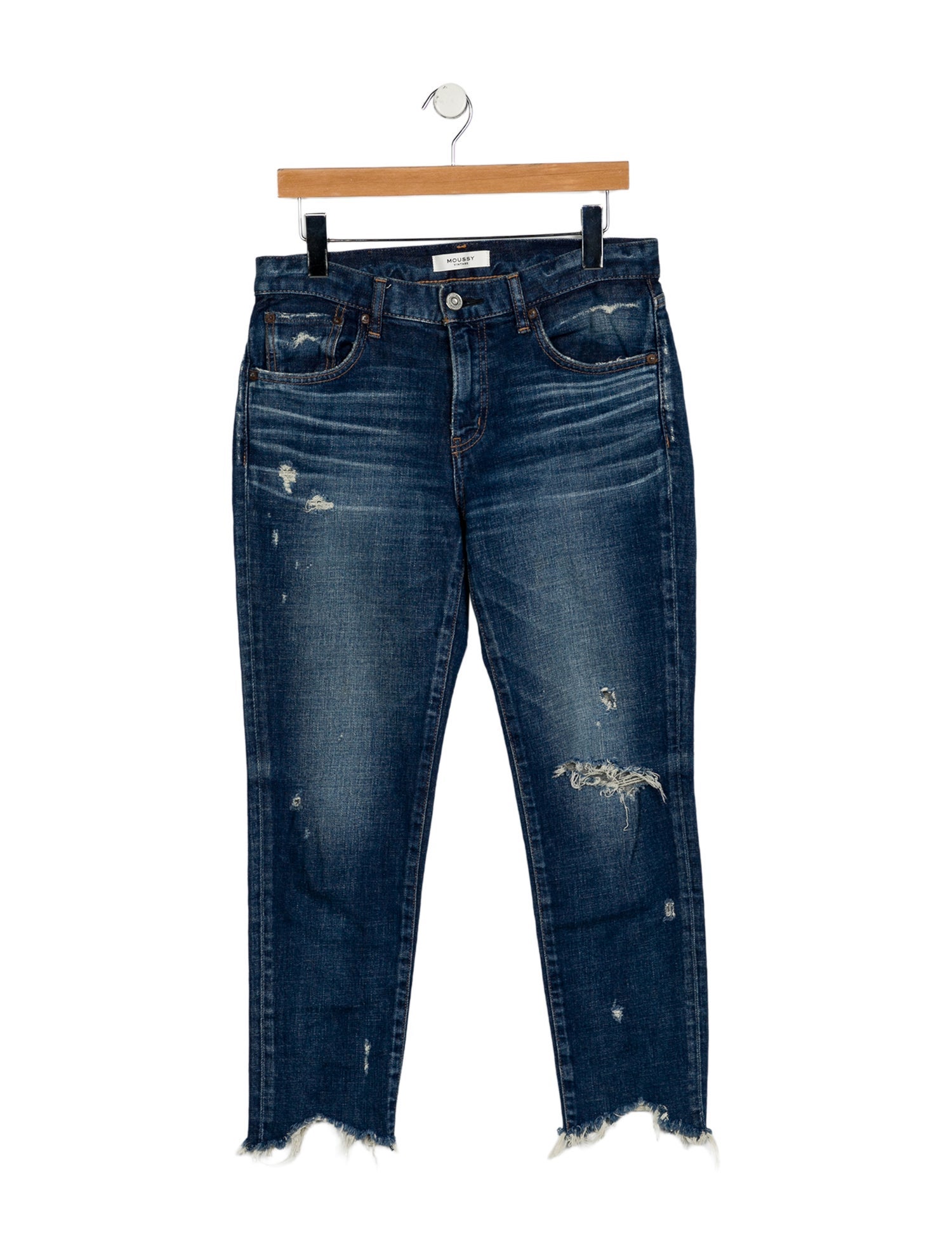 Moussy Mid-Rise Skinny Leg Jeans