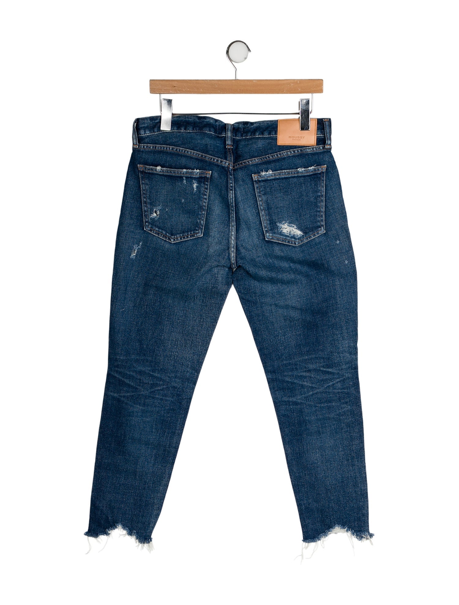 Moussy Mid-Rise Straight Leg Jeans