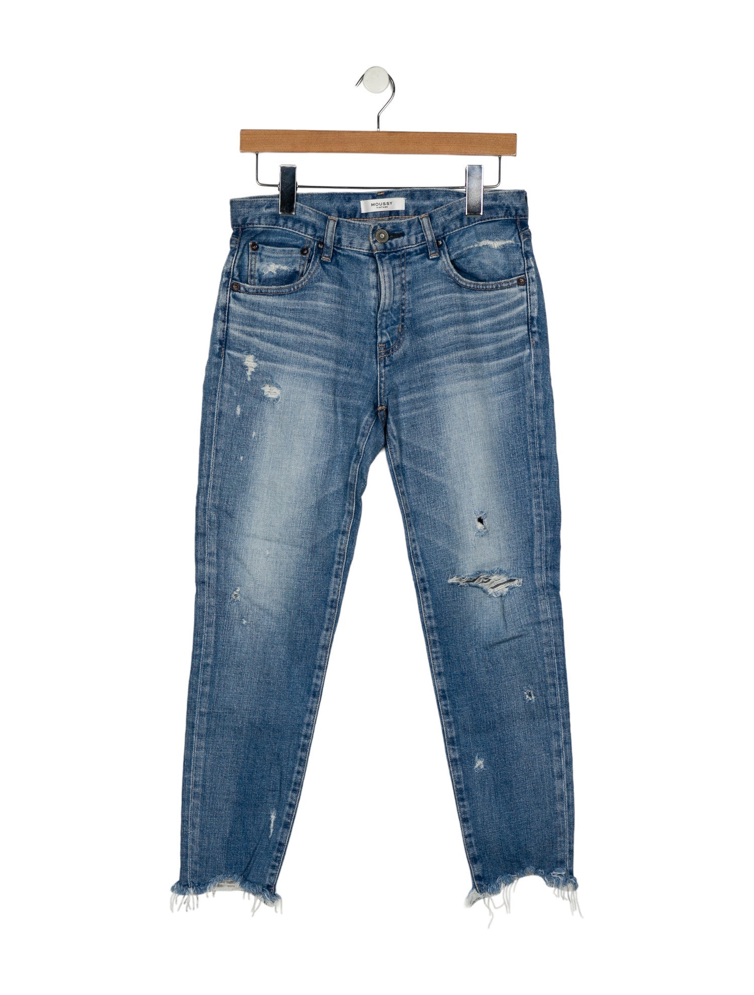 Moussy Mid-Rise Skinny Leg Jeans