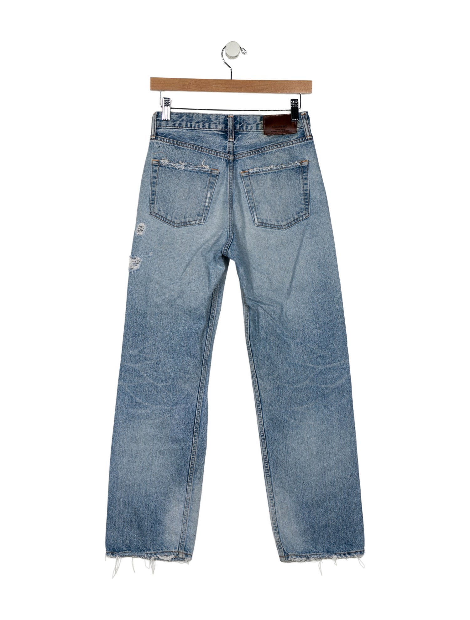 Moussy Mid-Rise Straight Leg Jeans