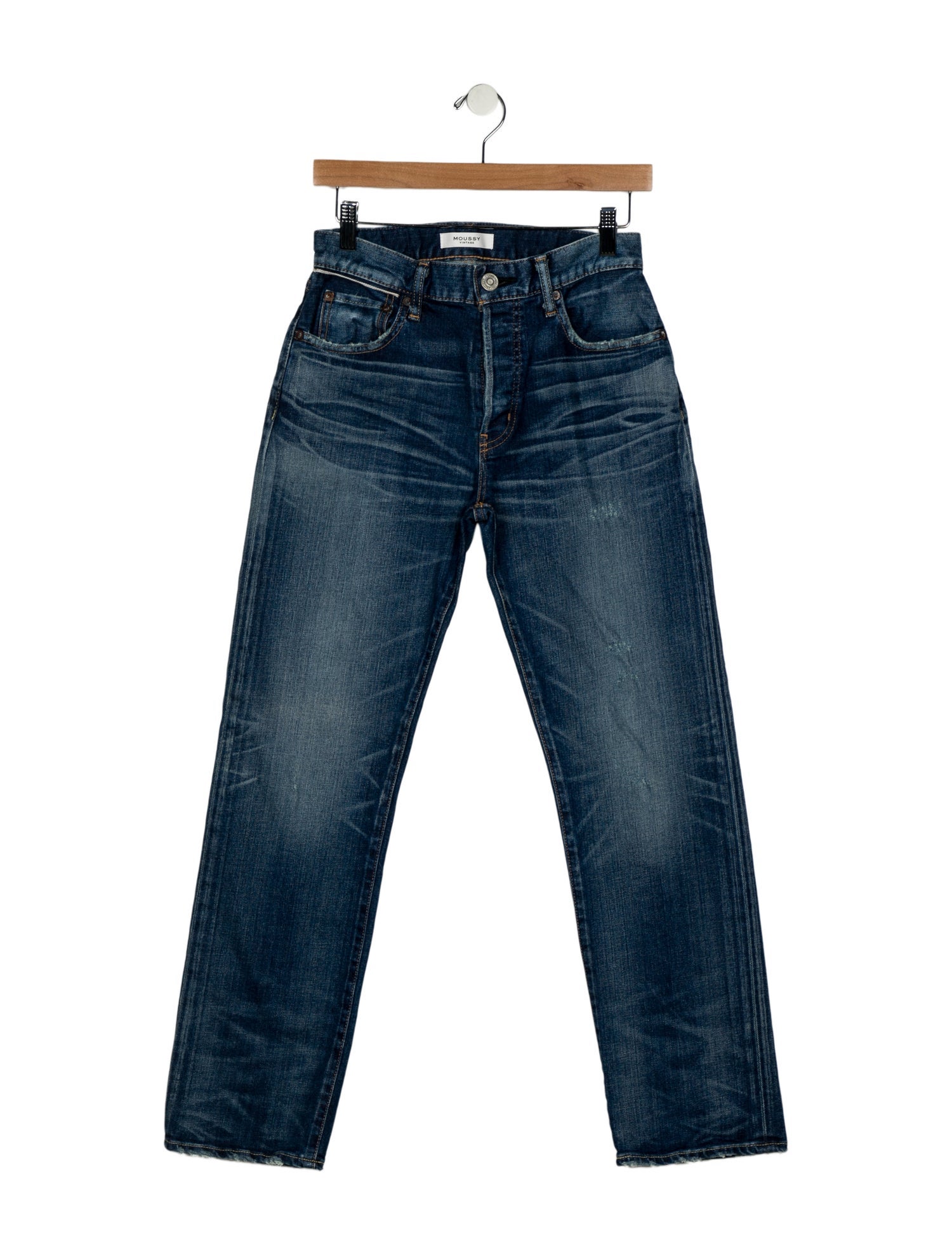 Moussy Mid-Rise Straight Leg Jeans