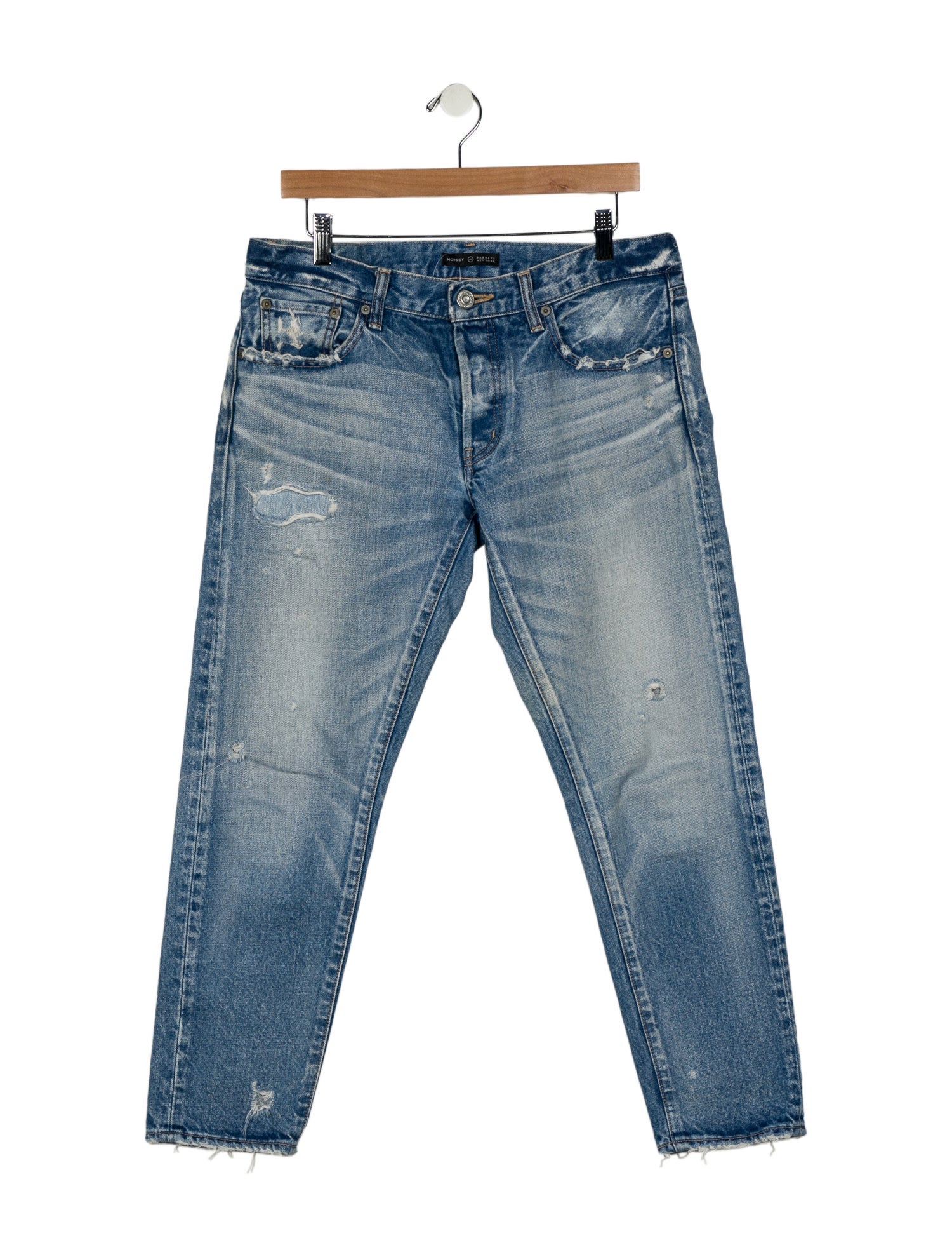 Moussy Mid-Rise Straight Leg Jeans