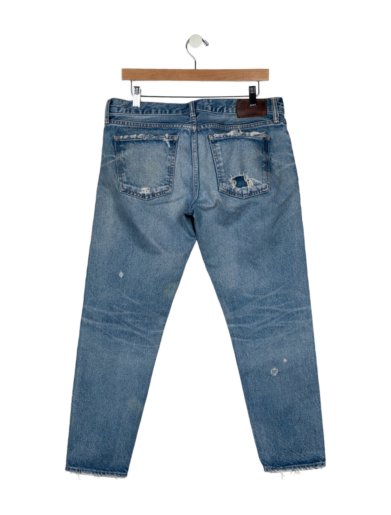 Moussy Mid-Rise Straight Leg Jeans